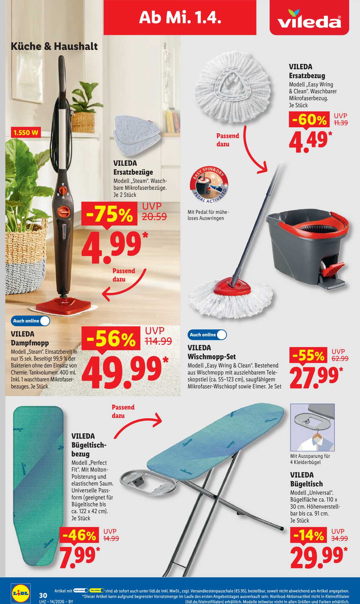 Leták Lidl Německo 30.3.-4.4.2026 strana 54