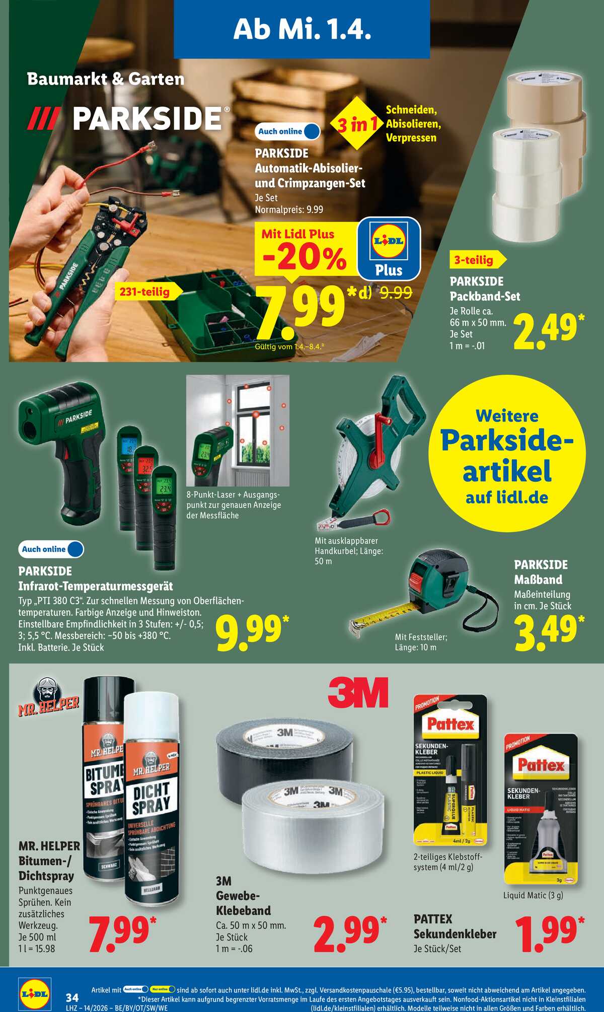 Leták Lidl Německo 30.3.-4.4.2026 strana 58