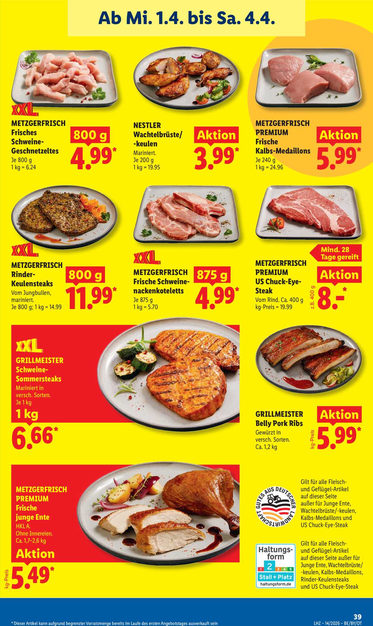 Leták Lidl Německo 30.3.-4.4.2026 strana 63