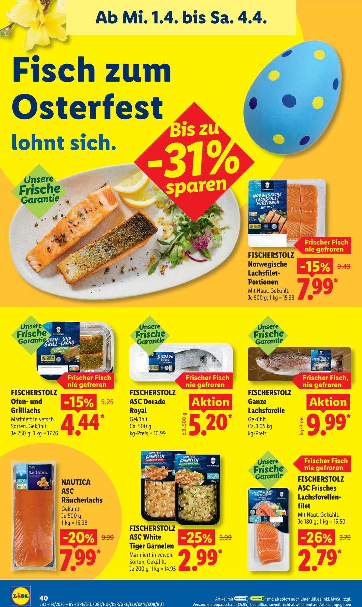 Leták Lidl Německo 30.3.-4.4.2026 strana 64
