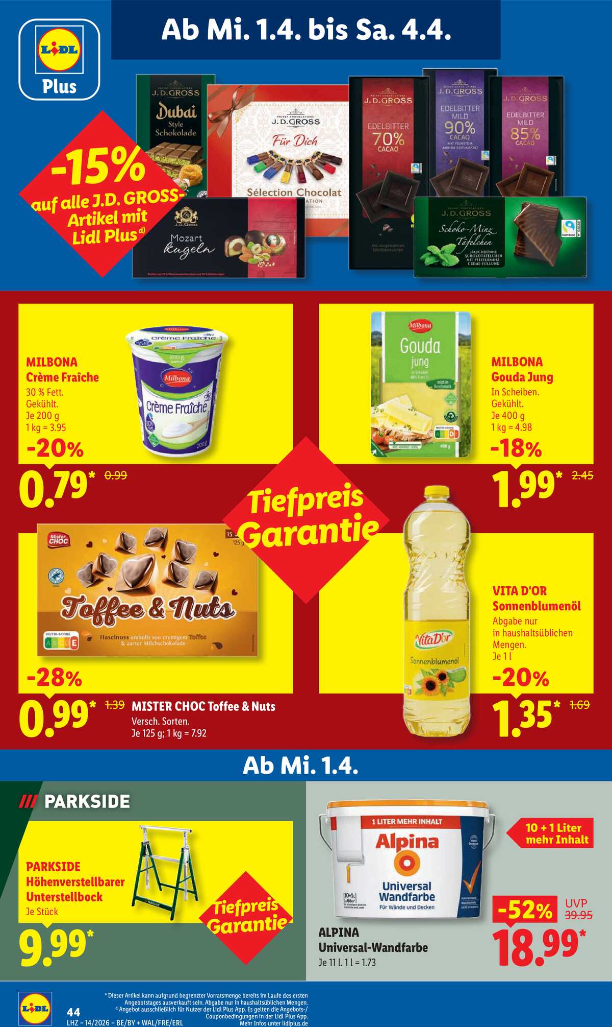 Leták Lidl Německo 30.3.-4.4.2026 strana 68