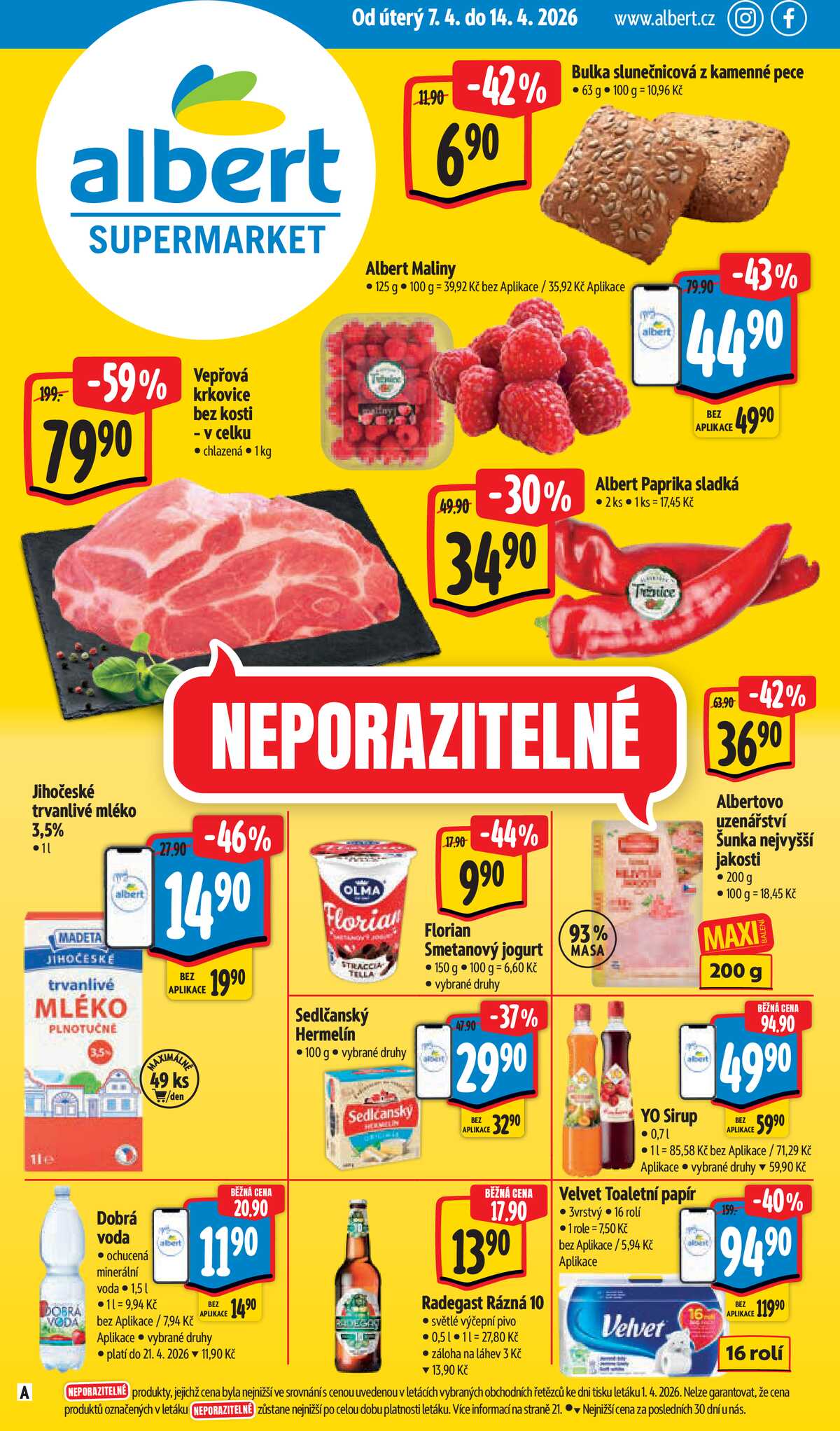 Albert Supermarket od 7.4. do 14.4.2026 strana 1