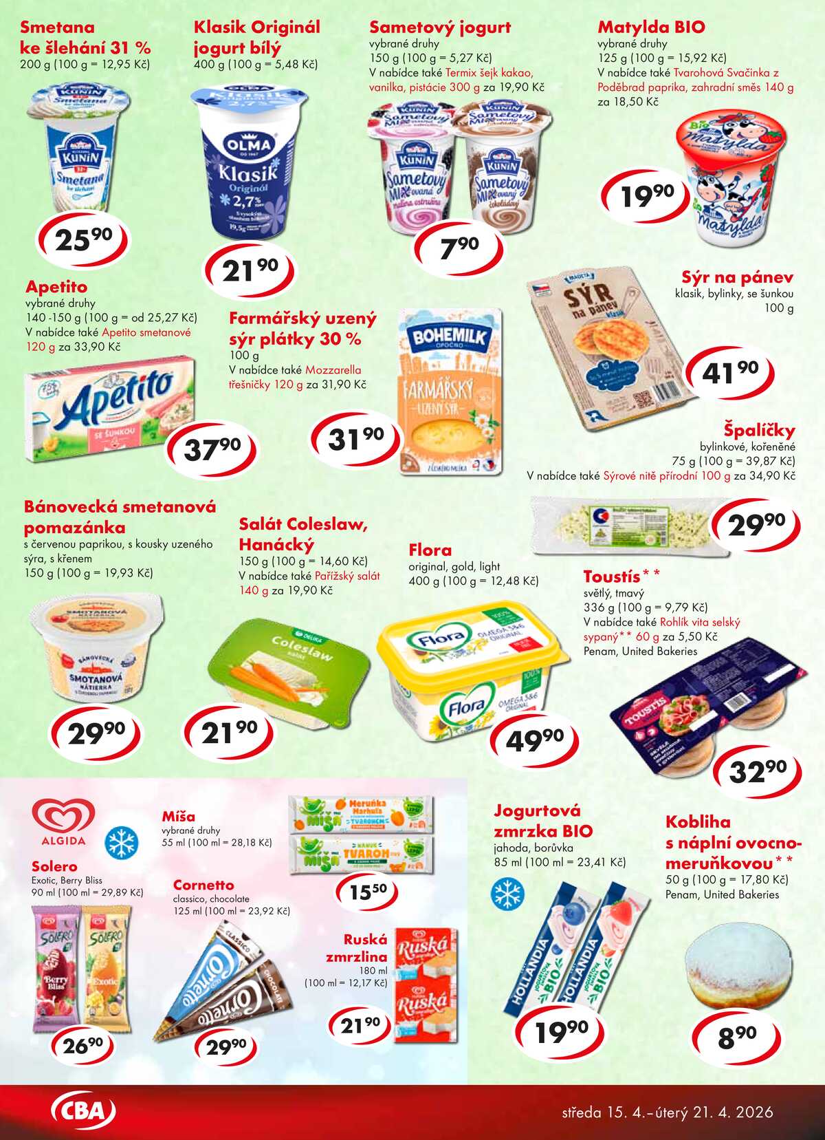 CBA Premium od 15.4. do 21.4.2026 strana 2