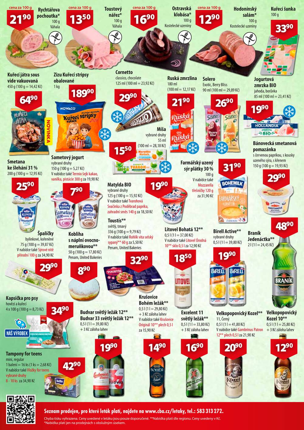 CBA Market od 15.4. do 26.4.2026