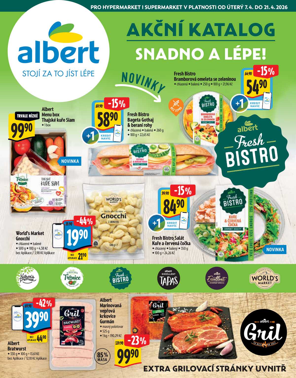 Albert HYPERMARKET I SUPERMARKET od 7.4. do 21.4.2026 strana 1
