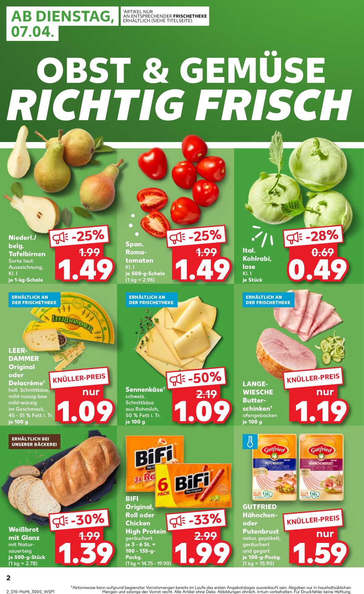 Leták Kaufland Německo 7.4.-8.4.2026 strana 2