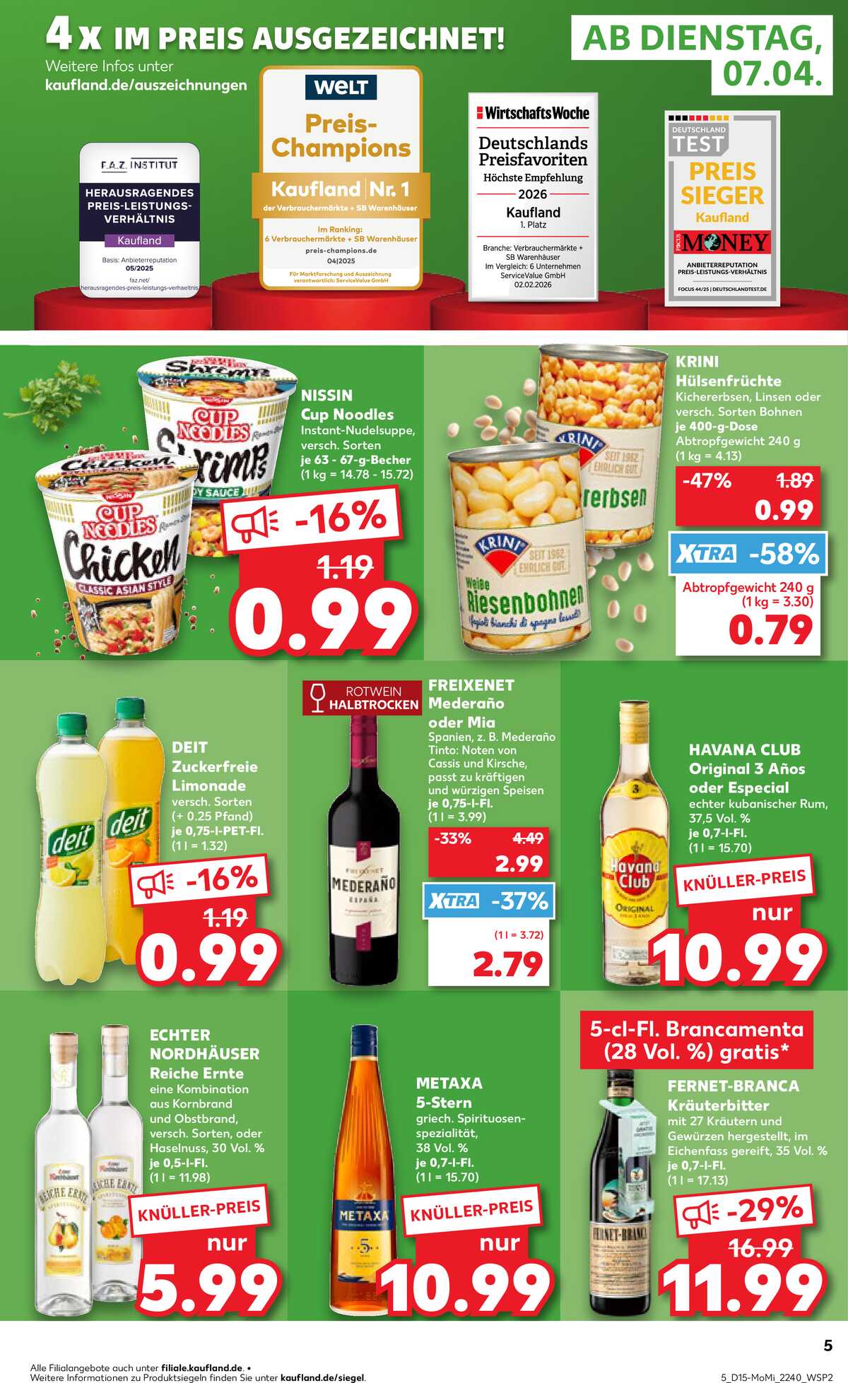 Leták Kaufland Německo 7.4.-8.4.2026 strana 5