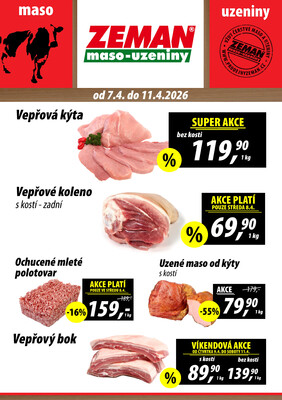 ZEMAN maso-uzeniny letáky