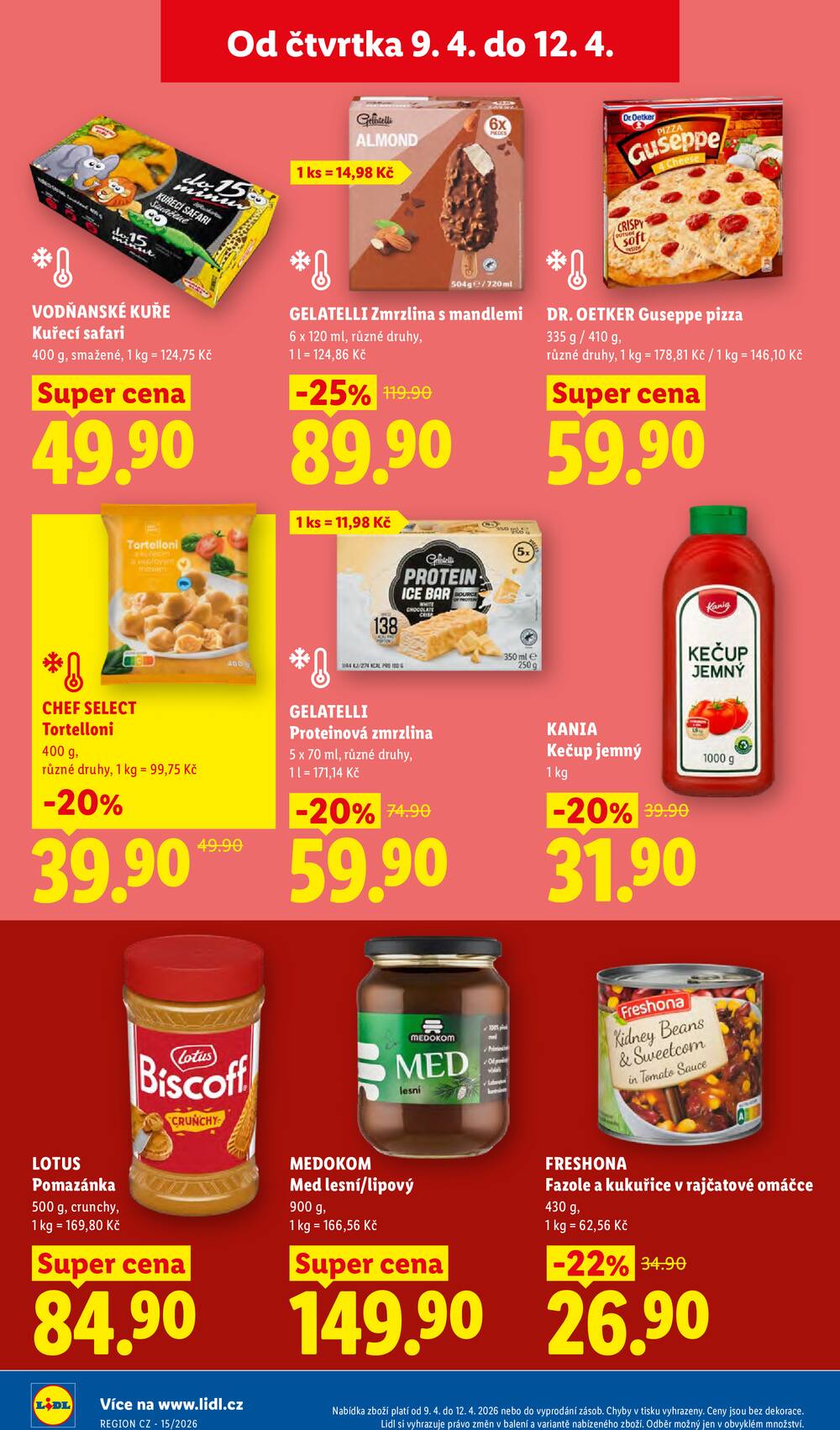 Lidl Čtvrtek od 9.4. do 12.4.2026