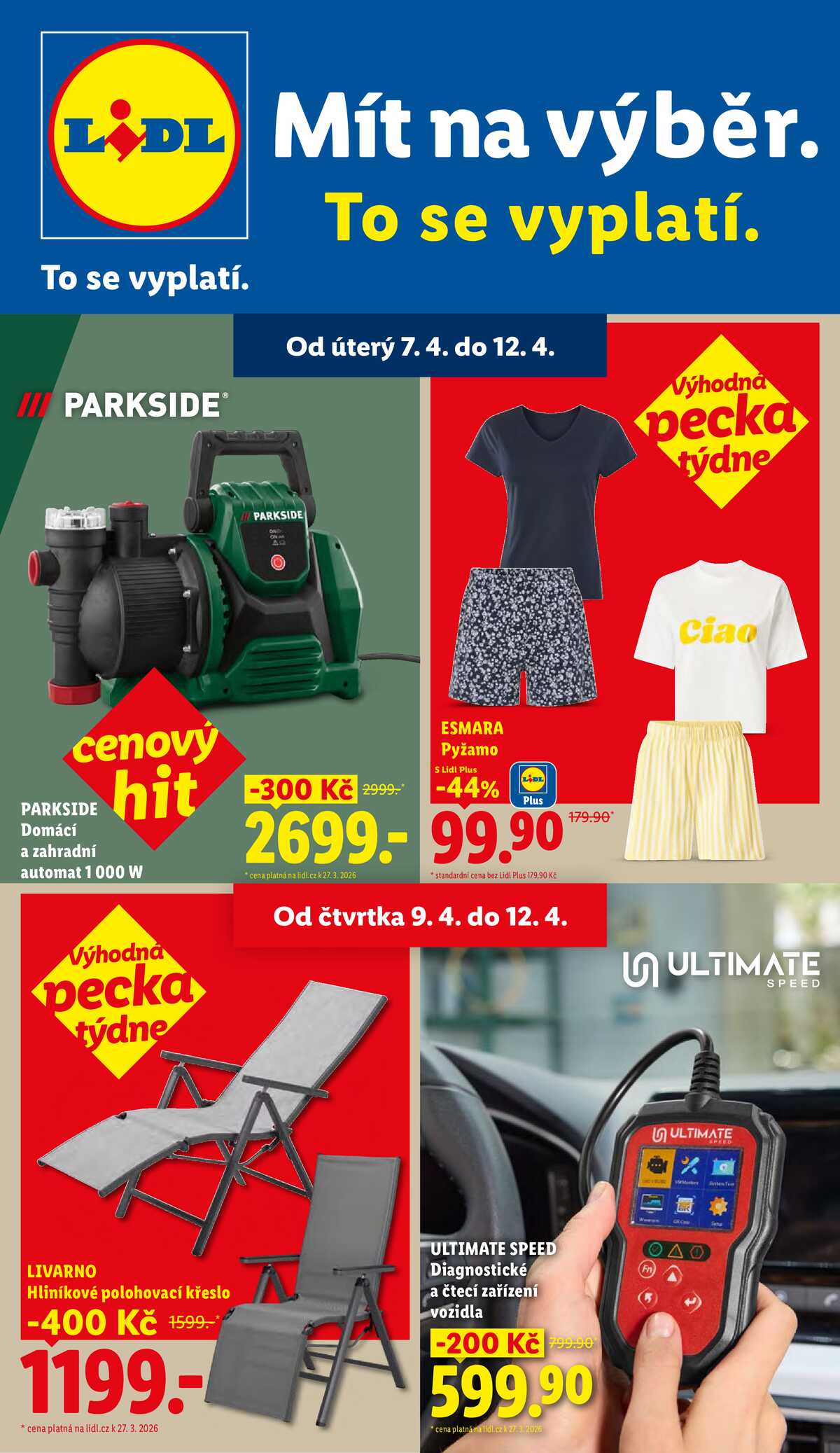 Lidl Spotřební zboží 7.4. - 12.4. strana 1