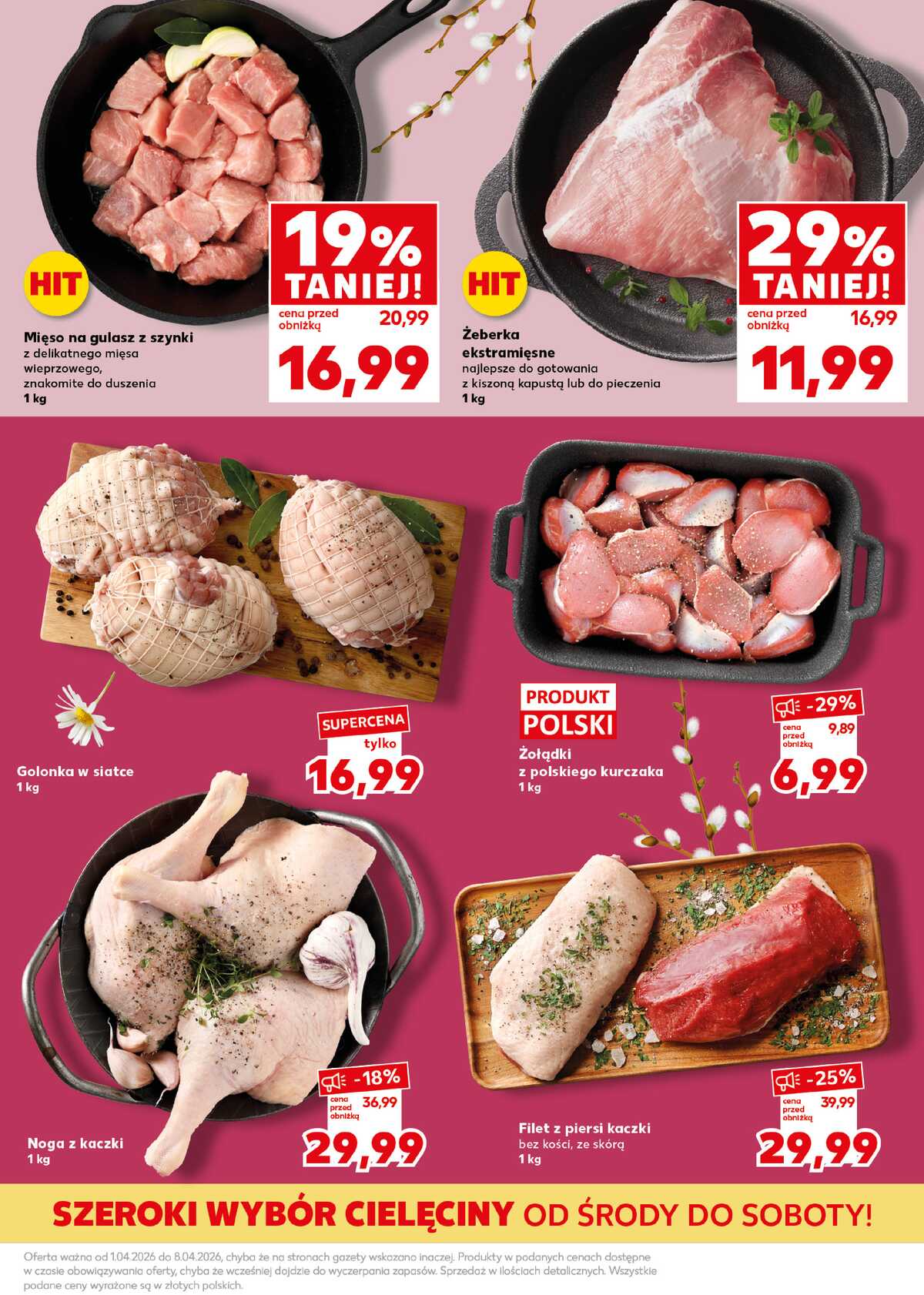Leták Kaufland Polsko 7.4.-8.4.2026 - Silný start strana 19