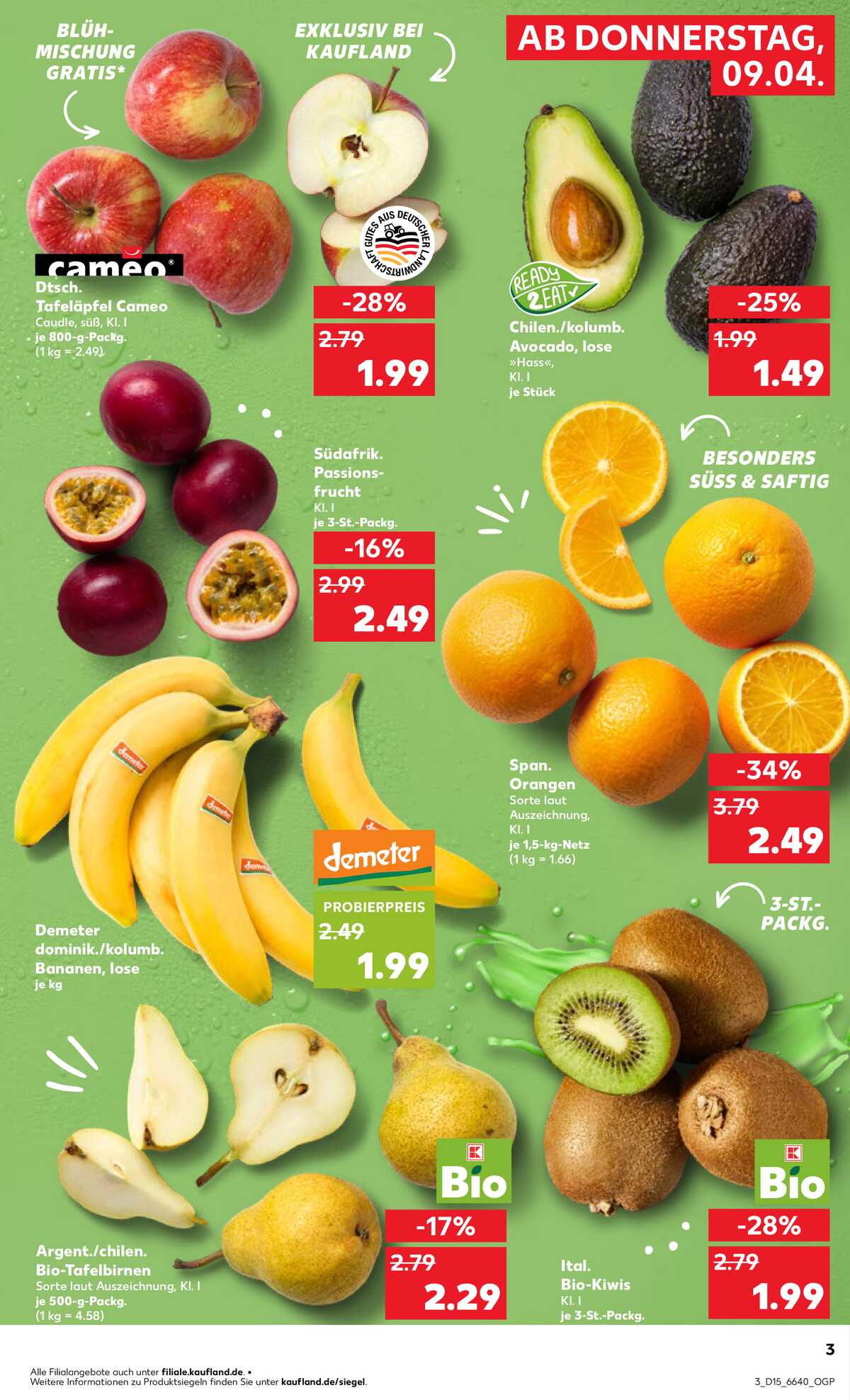 Leták Kaufland Německo 9.4.-15.4.2026 strana 3