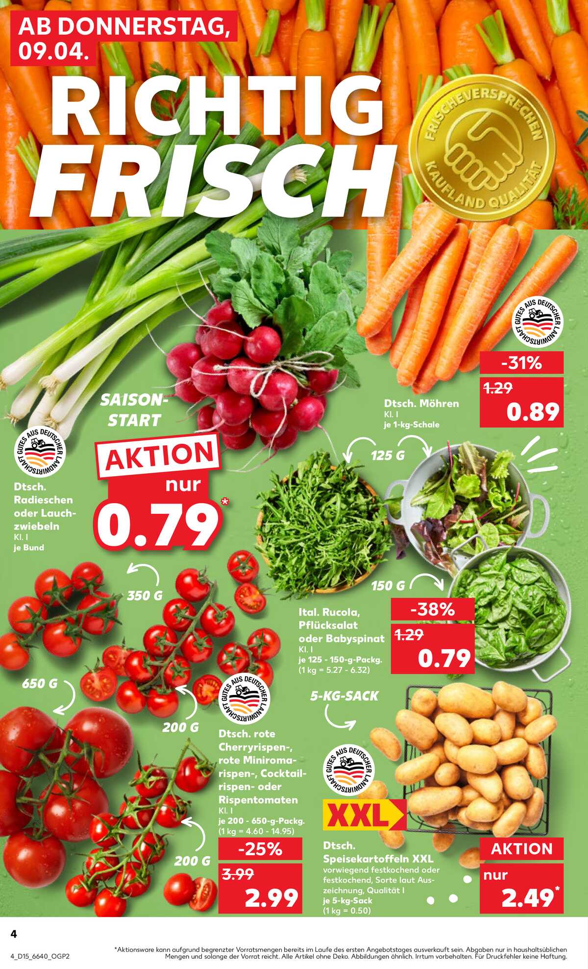 Leták Kaufland Německo 9.4.-15.4.2026 strana 4