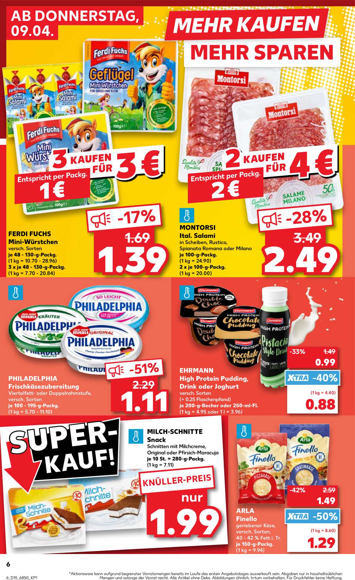 Leták Kaufland Německo 9.4.-15.4.2026 strana 6