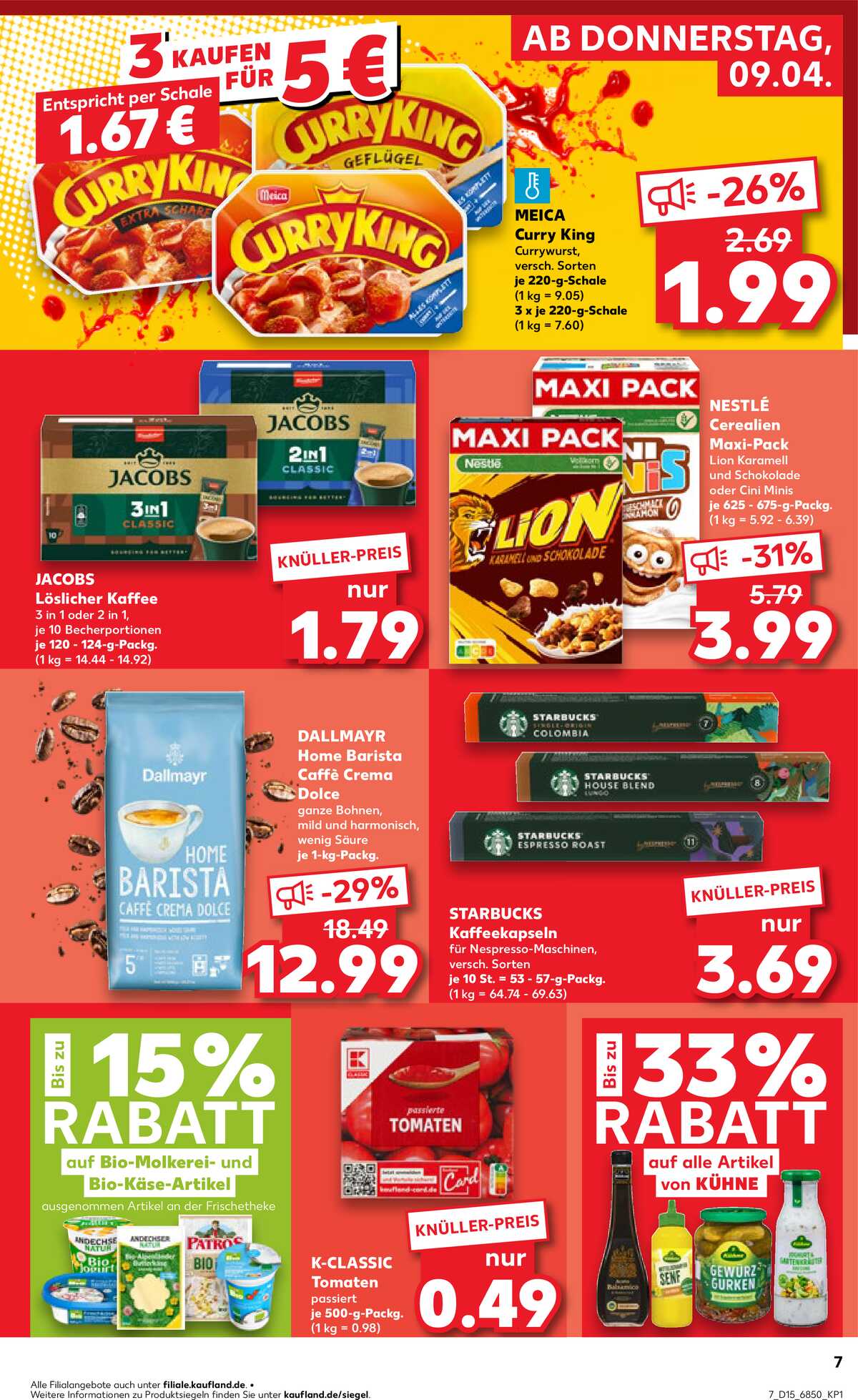 Leták Kaufland Německo 9.4.-15.4.2026 strana 7