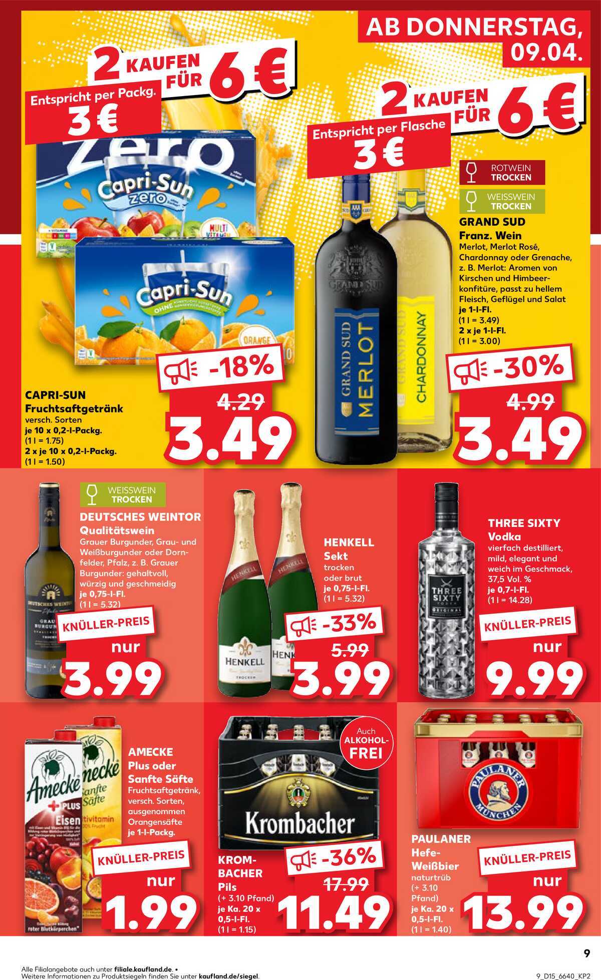Leták Kaufland Německo 9.4.-15.4.2026 strana 9