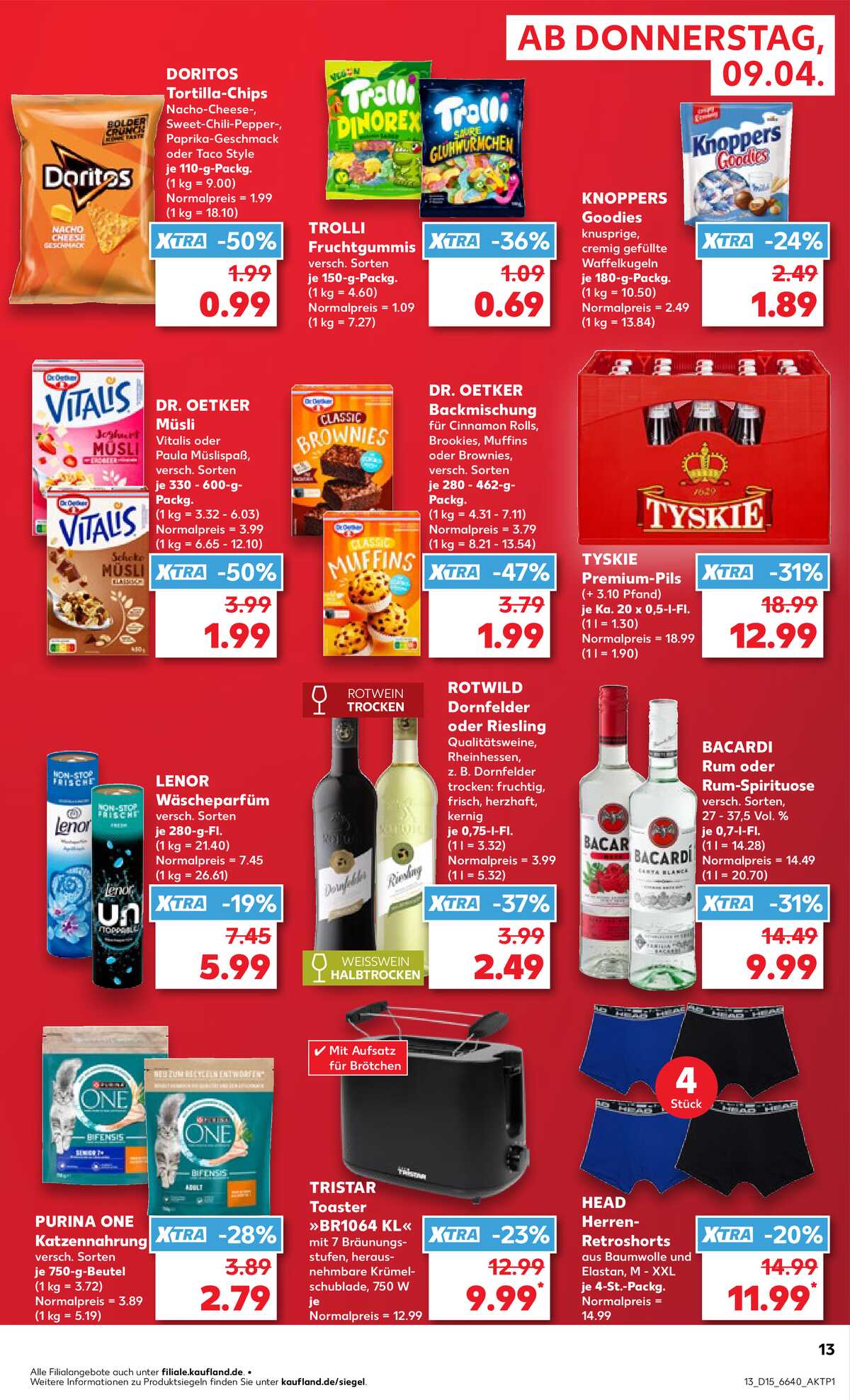 Leták Kaufland Německo 9.4.-15.4.2026 strana 13