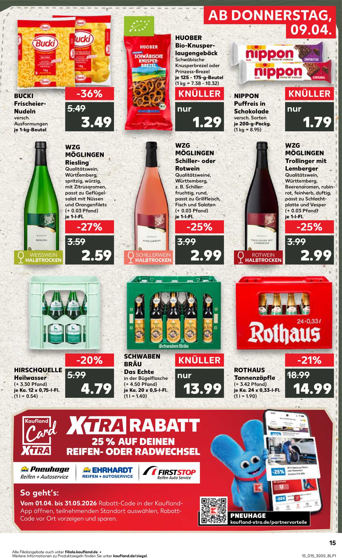 Leták Kaufland Německo 9.4.-15.4.2026 strana 15