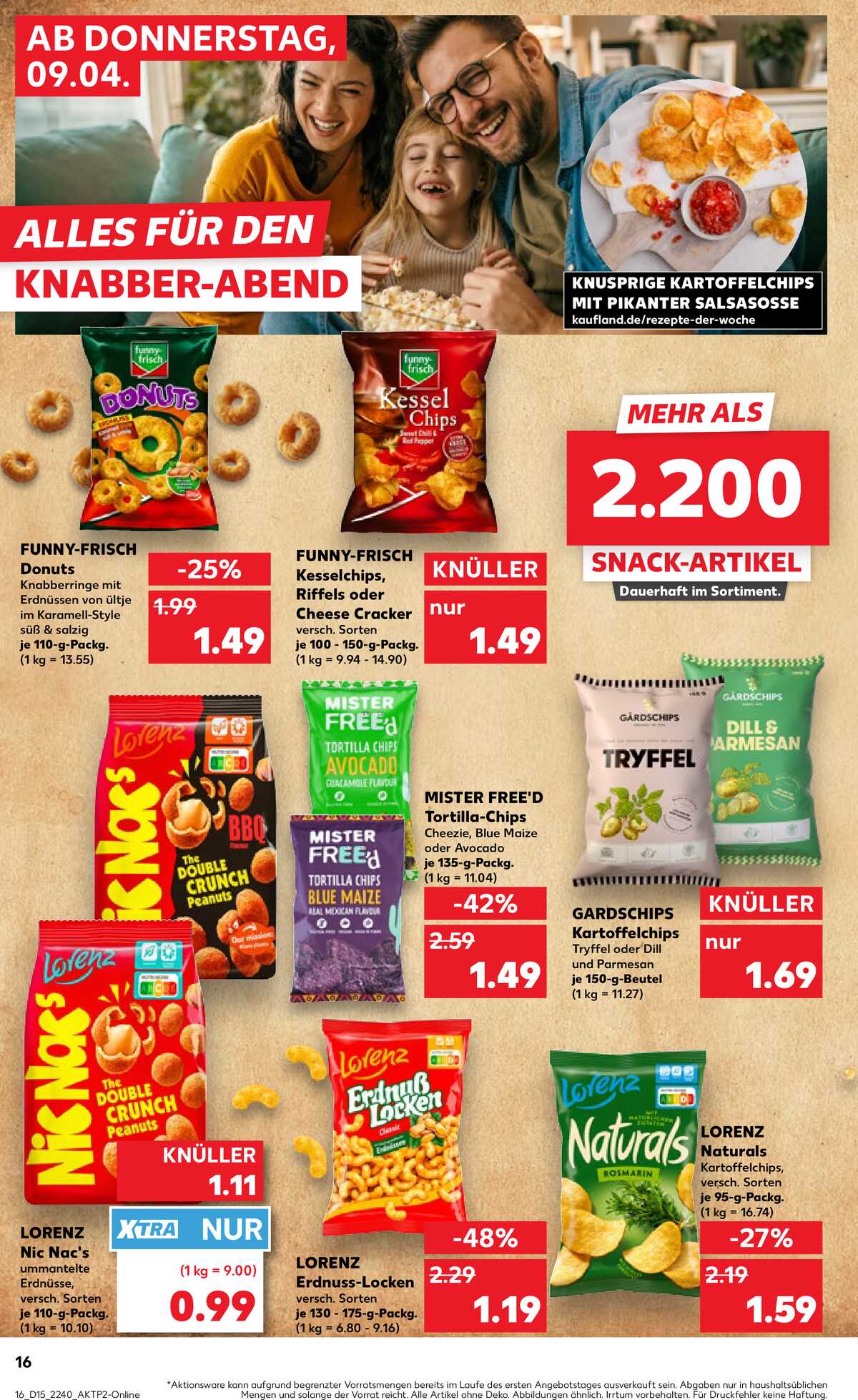 Leták Kaufland Německo 9.4.-15.4.2026 strana 16