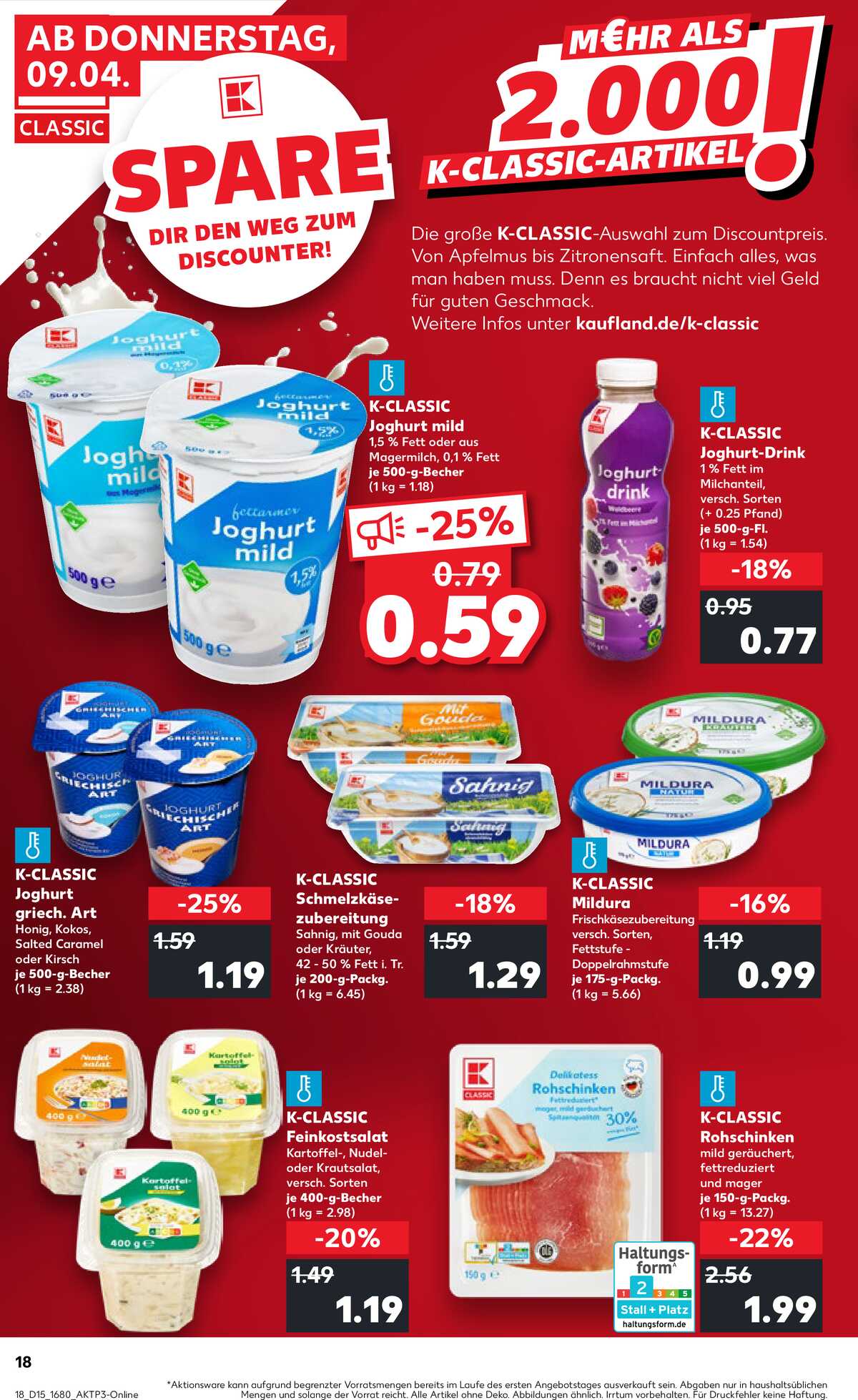 Leták Kaufland Německo 9.4.-15.4.2026 strana 18