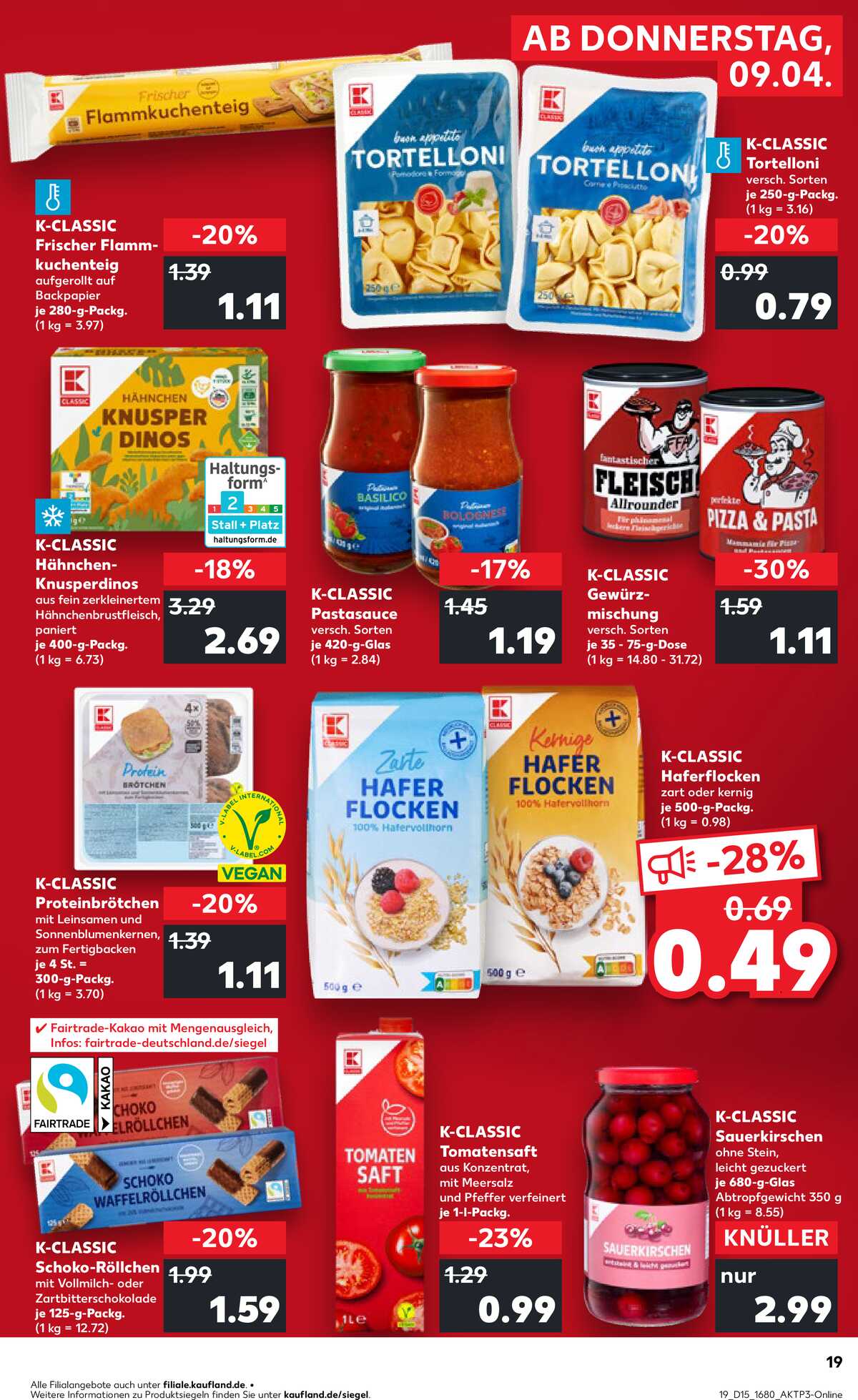 Leták Kaufland Německo 9.4.-15.4.2026 strana 19
