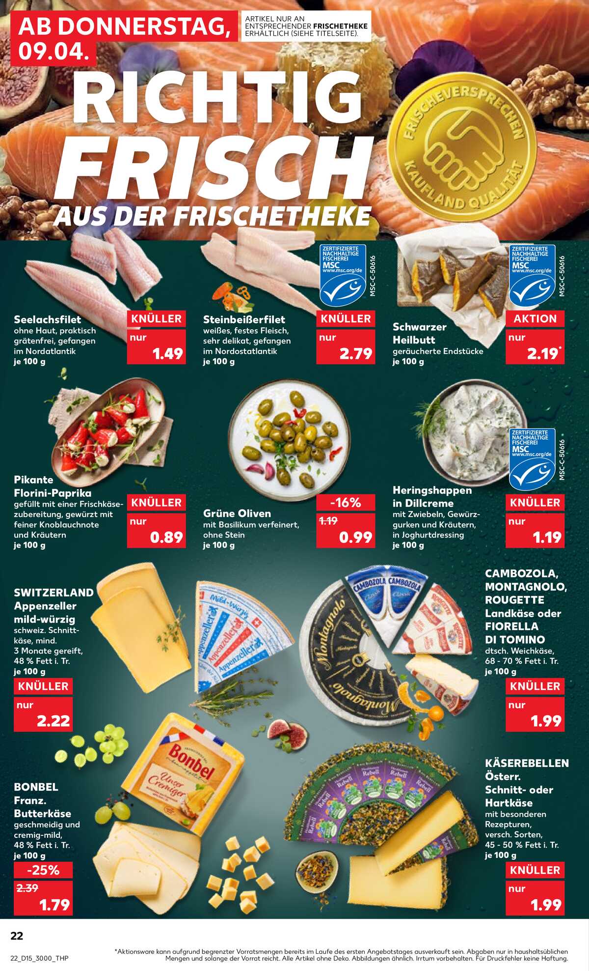 Leták Kaufland Německo 9.4.-15.4.2026 strana 22