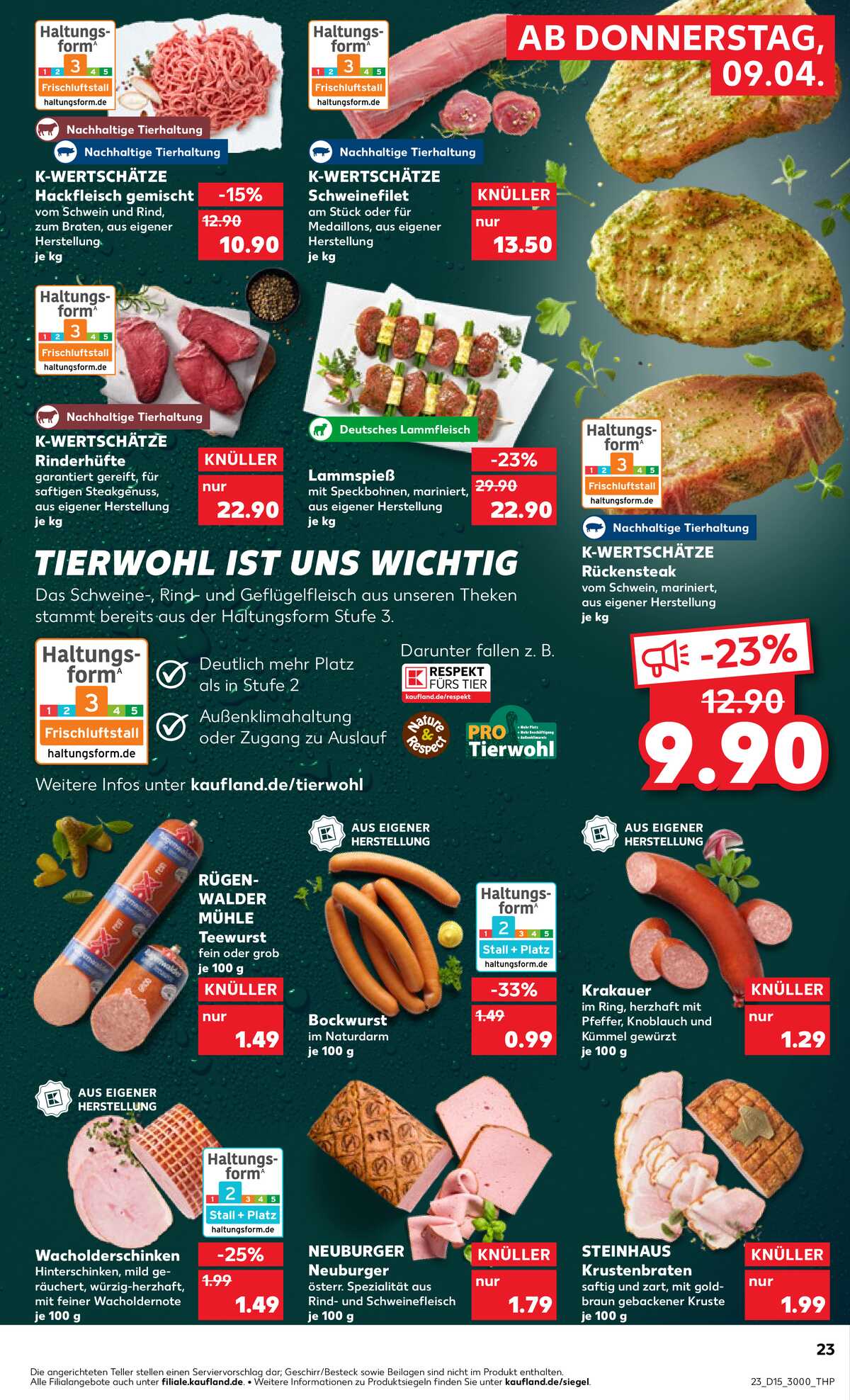Leták Kaufland Německo 9.4.-15.4.2026 strana 23