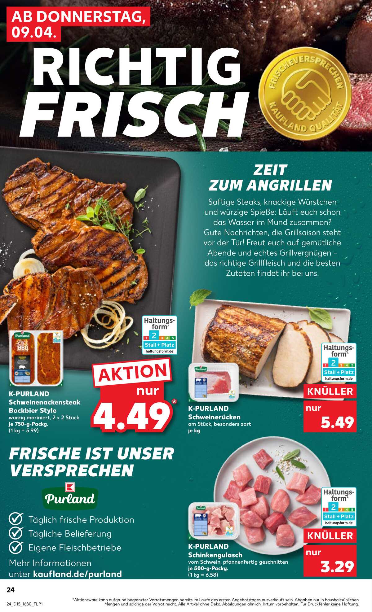 Leták Kaufland Německo 9.4.-15.4.2026 strana 24