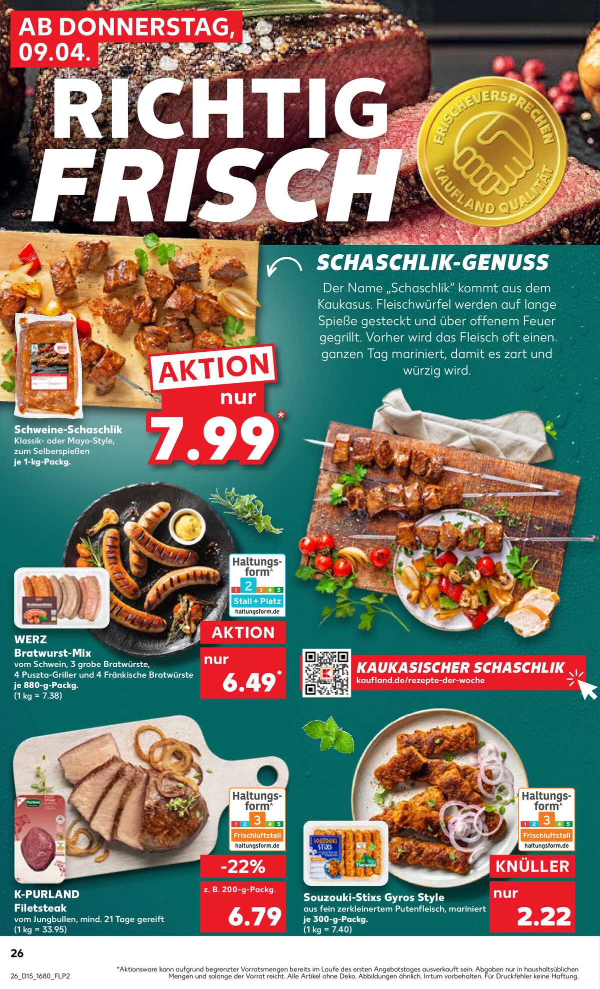 Leták Kaufland Německo 9.4.-15.4.2026 strana 26