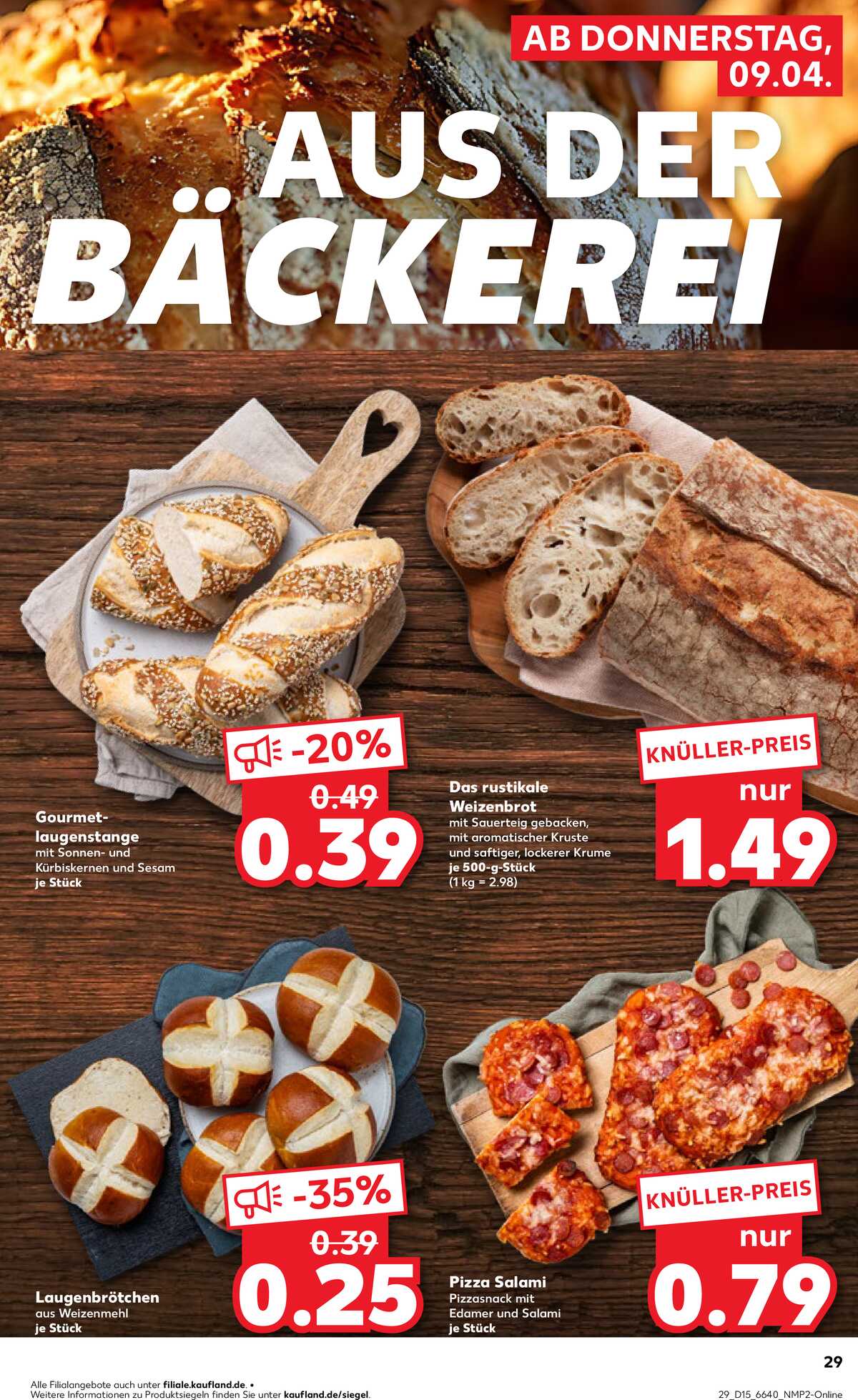 Leták Kaufland Německo 9.4.-15.4.2026 strana 29