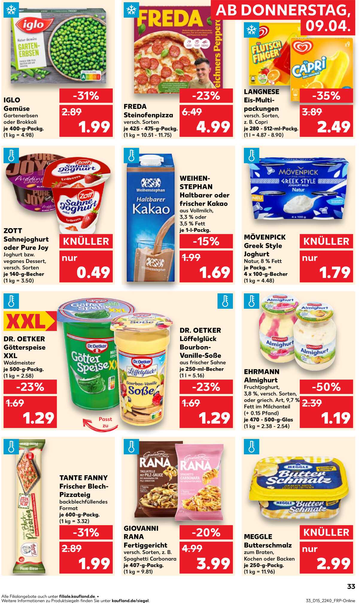 Leták Kaufland Německo 9.4.-15.4.2026 strana 33