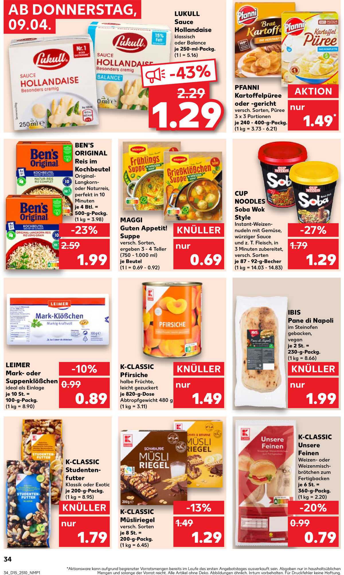 Leták Kaufland Německo 9.4.-15.4.2026 strana 34
