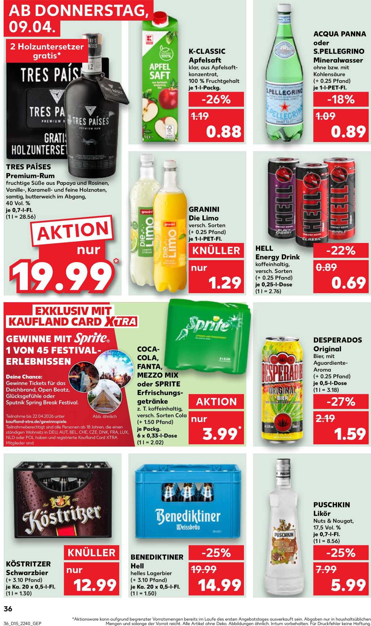 Leták Kaufland Německo 9.4.-15.4.2026 strana 36