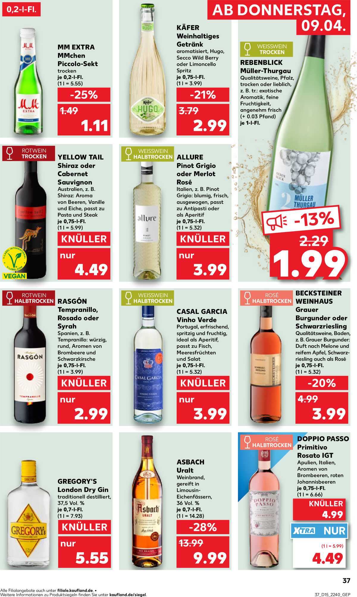 Leták Kaufland Německo 9.4.-15.4.2026 strana 37