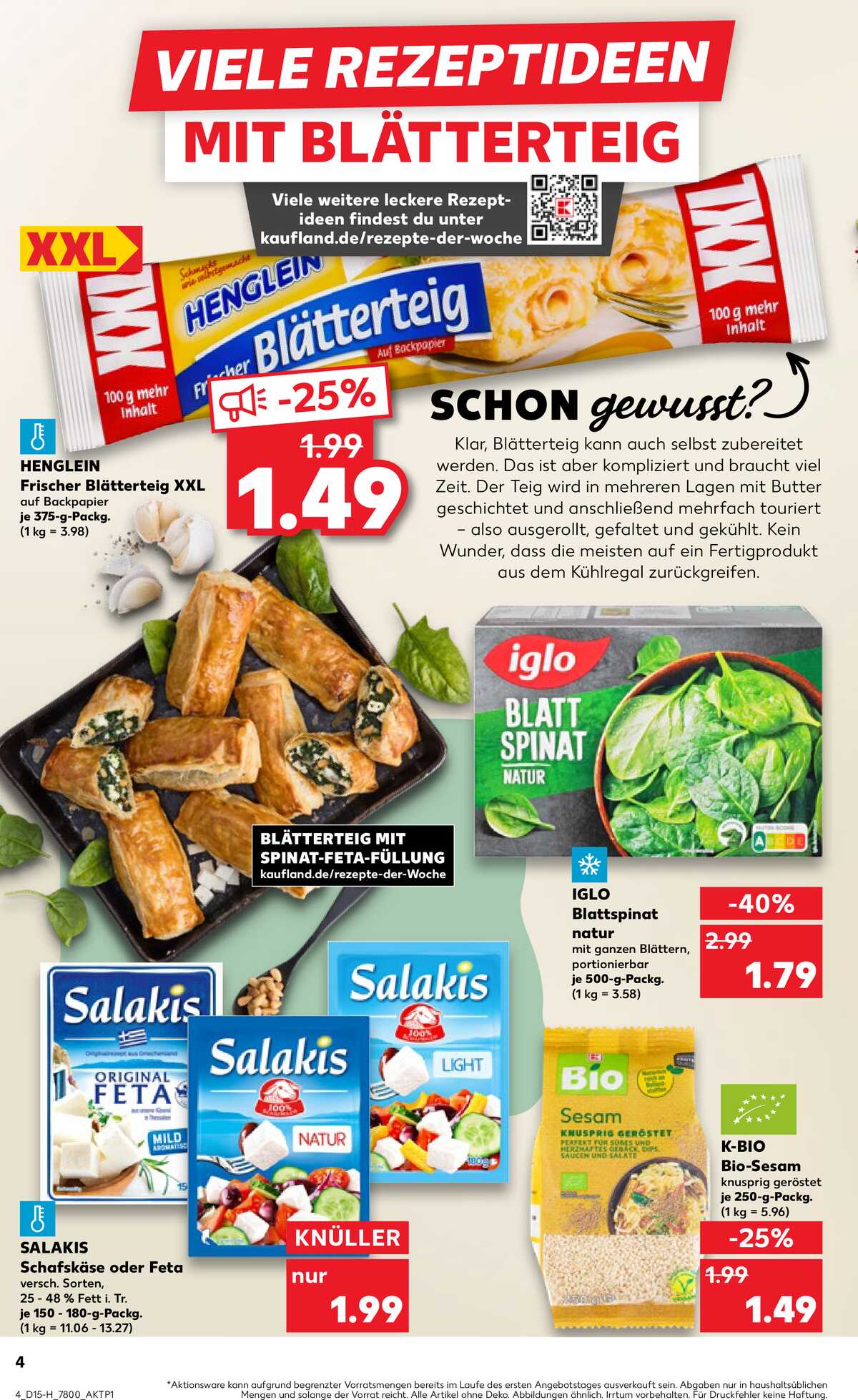 Leták Kaufland Německo 9.4.-15.4.2026 strana 4