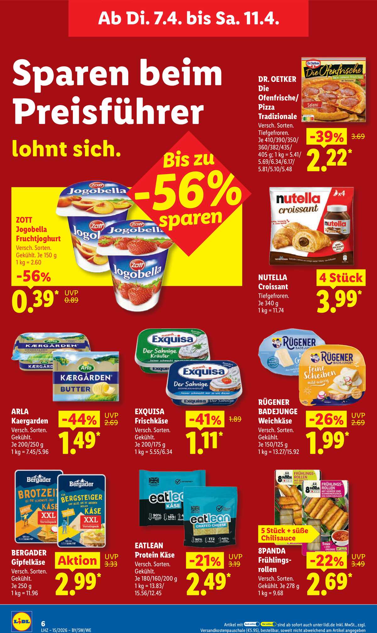 Leták Lidl Německo 7.4.-11.4.2026 strana 12