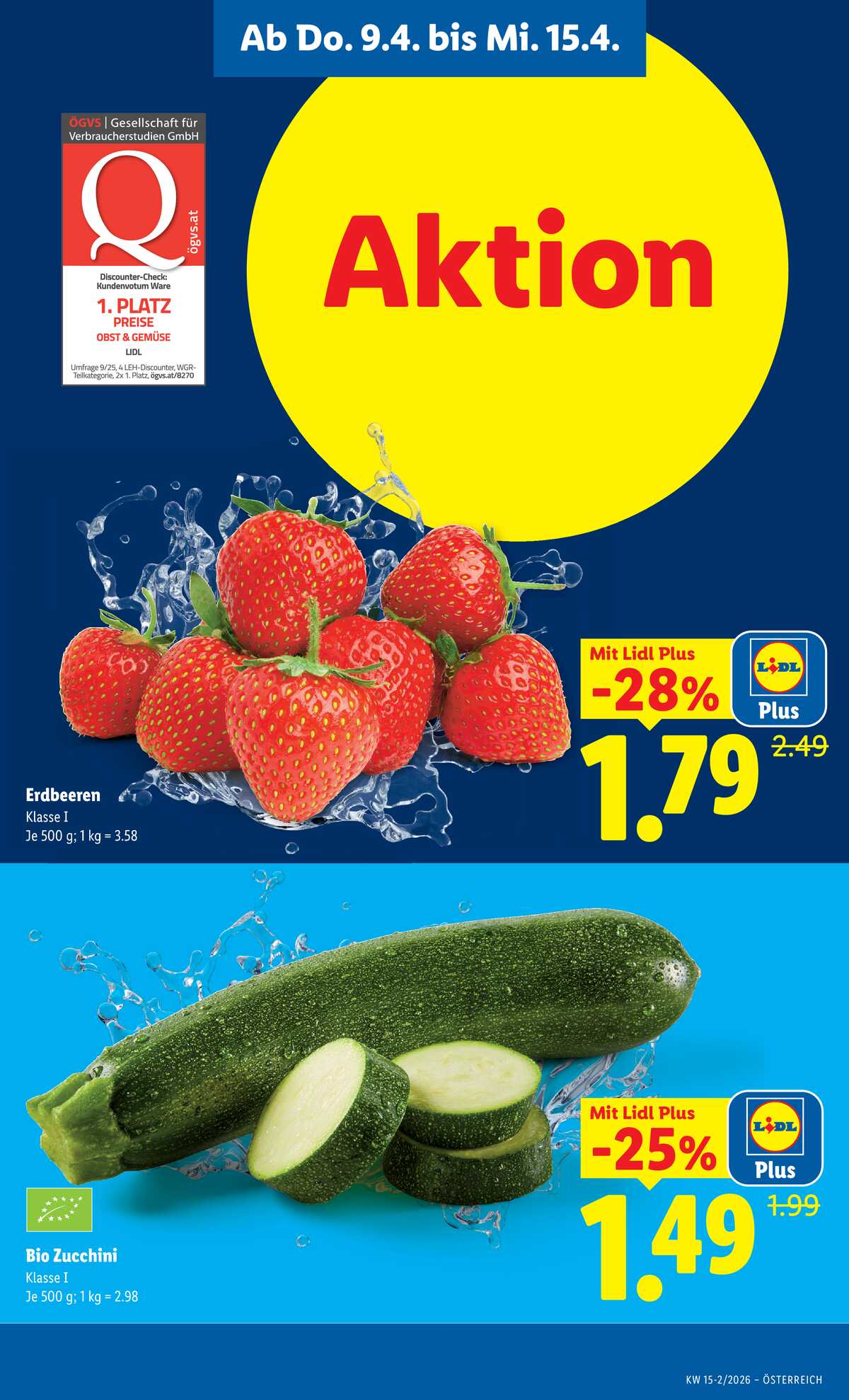 Leták Lidl Rakousko 9.4.-15.4.2026 strana 3