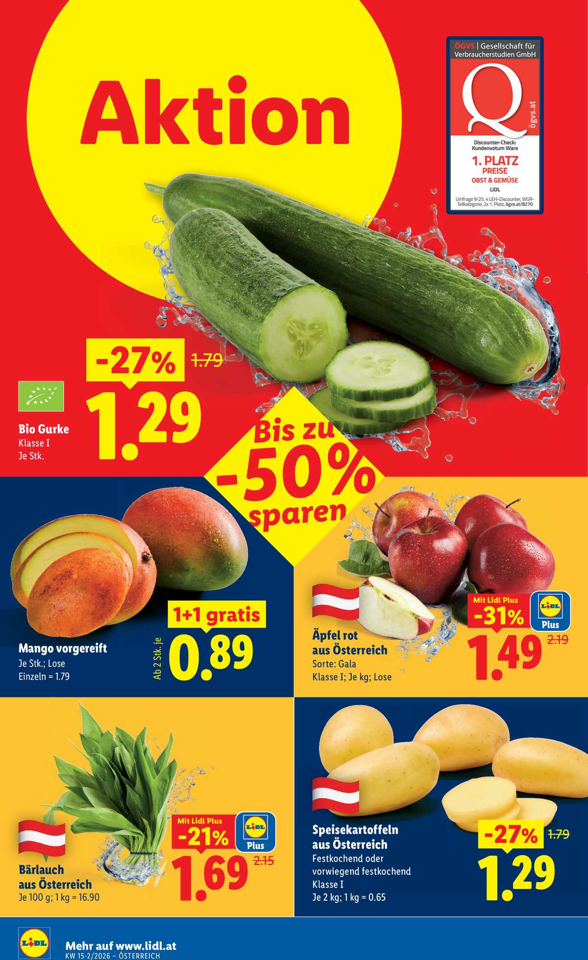 Leták Lidl Rakousko 9.4.-15.4.2026 strana 4