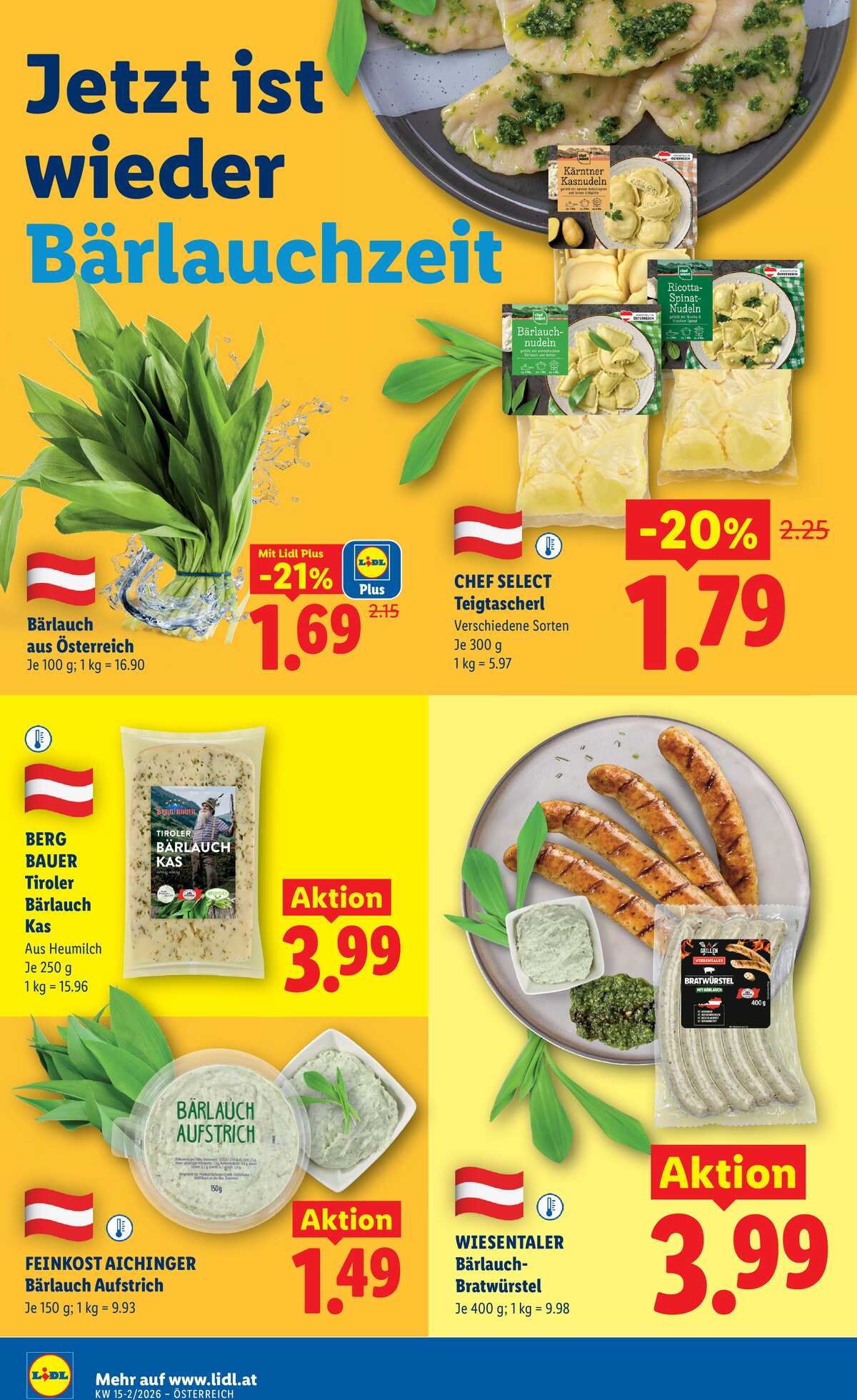 Leták Lidl Rakousko 9.4.-15.4.2026 strana 8