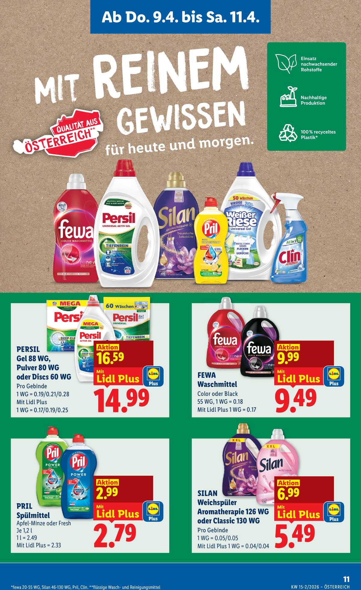 Leták Lidl Rakousko 9.4.-15.4.2026 strana 13