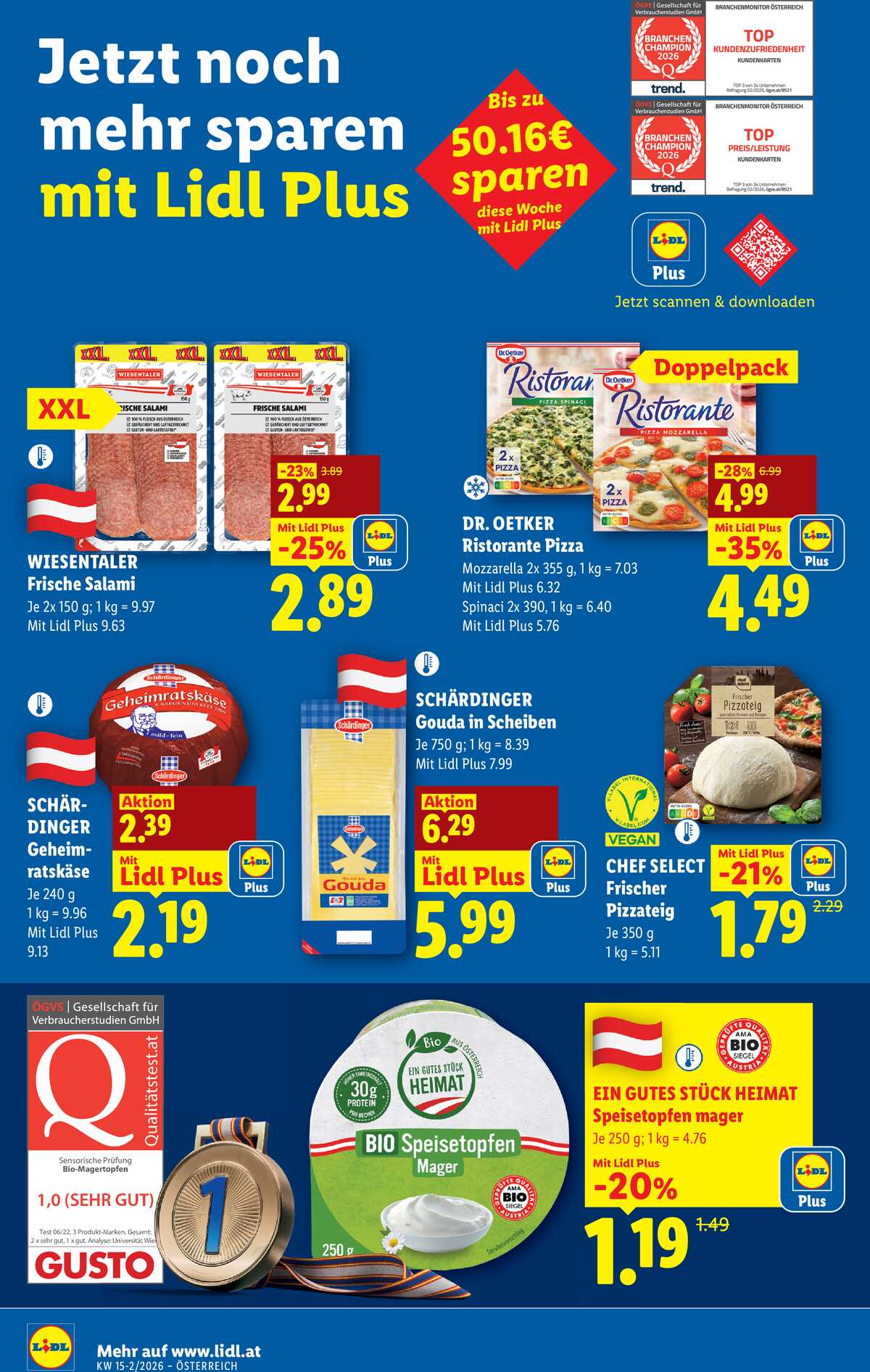 Leták Lidl Rakousko 9.4.-15.4.2026 strana 14