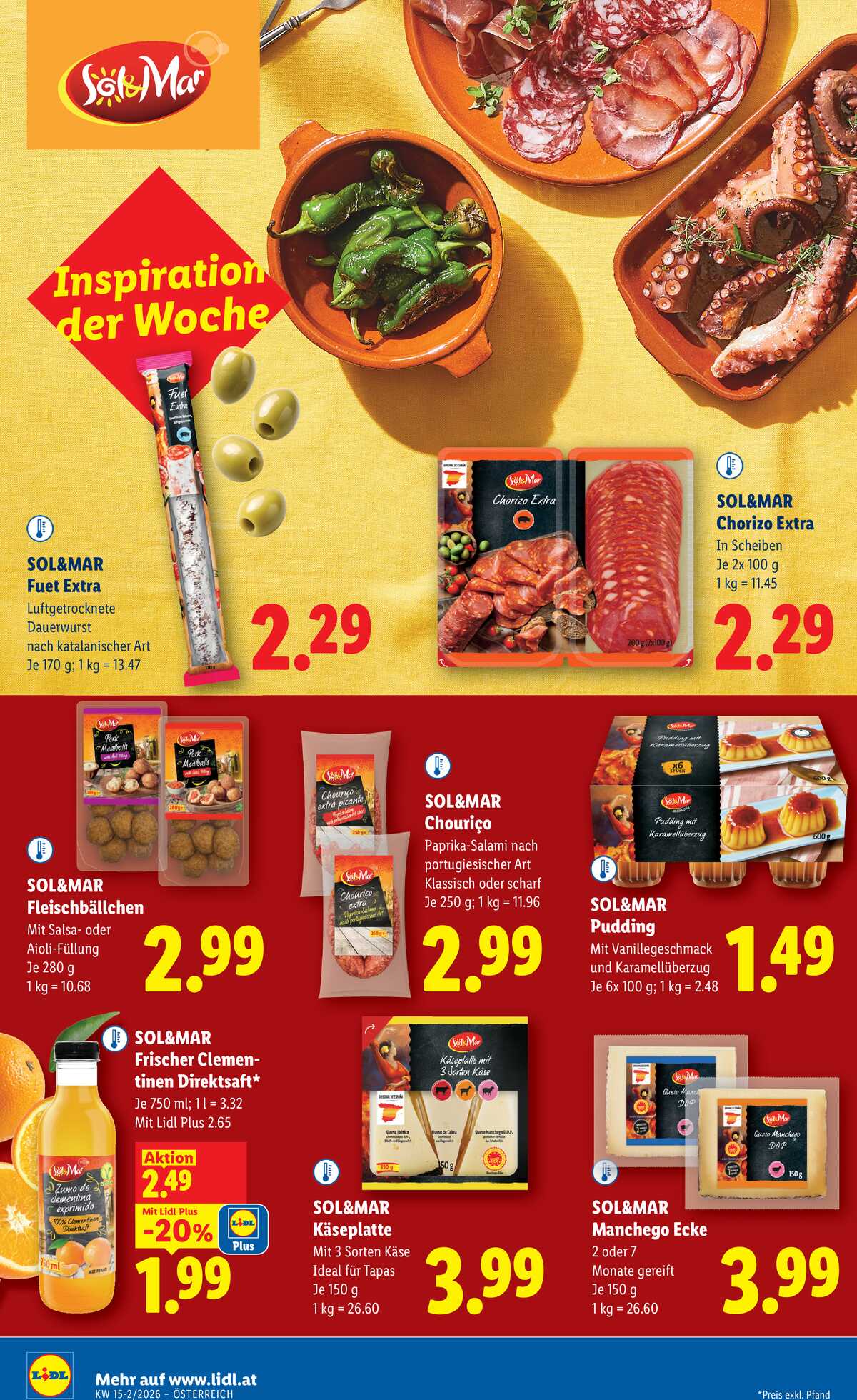 Leták Lidl Rakousko 9.4.-15.4.2026 strana 16