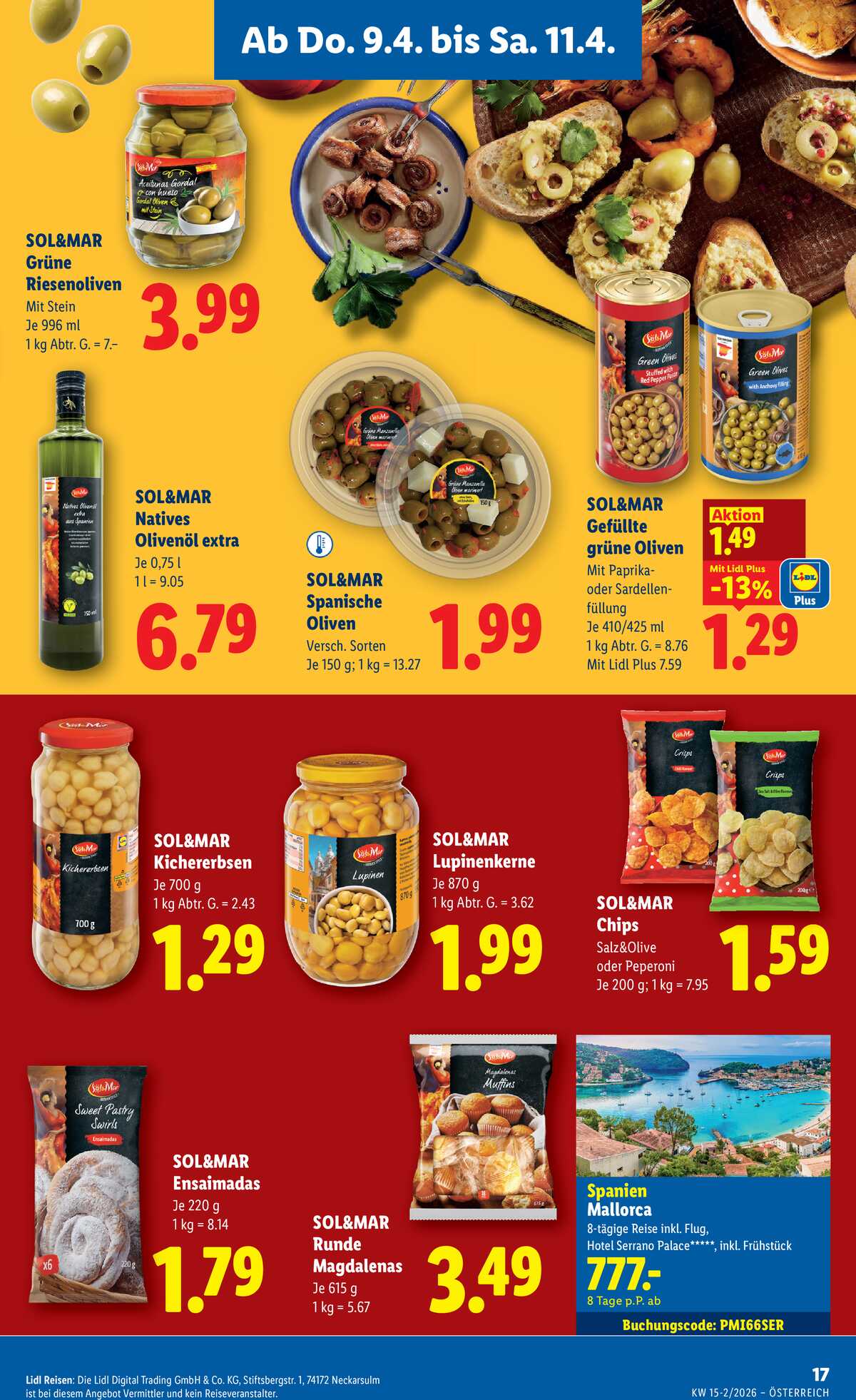 Leták Lidl Rakousko 9.4.-15.4.2026 strana 19