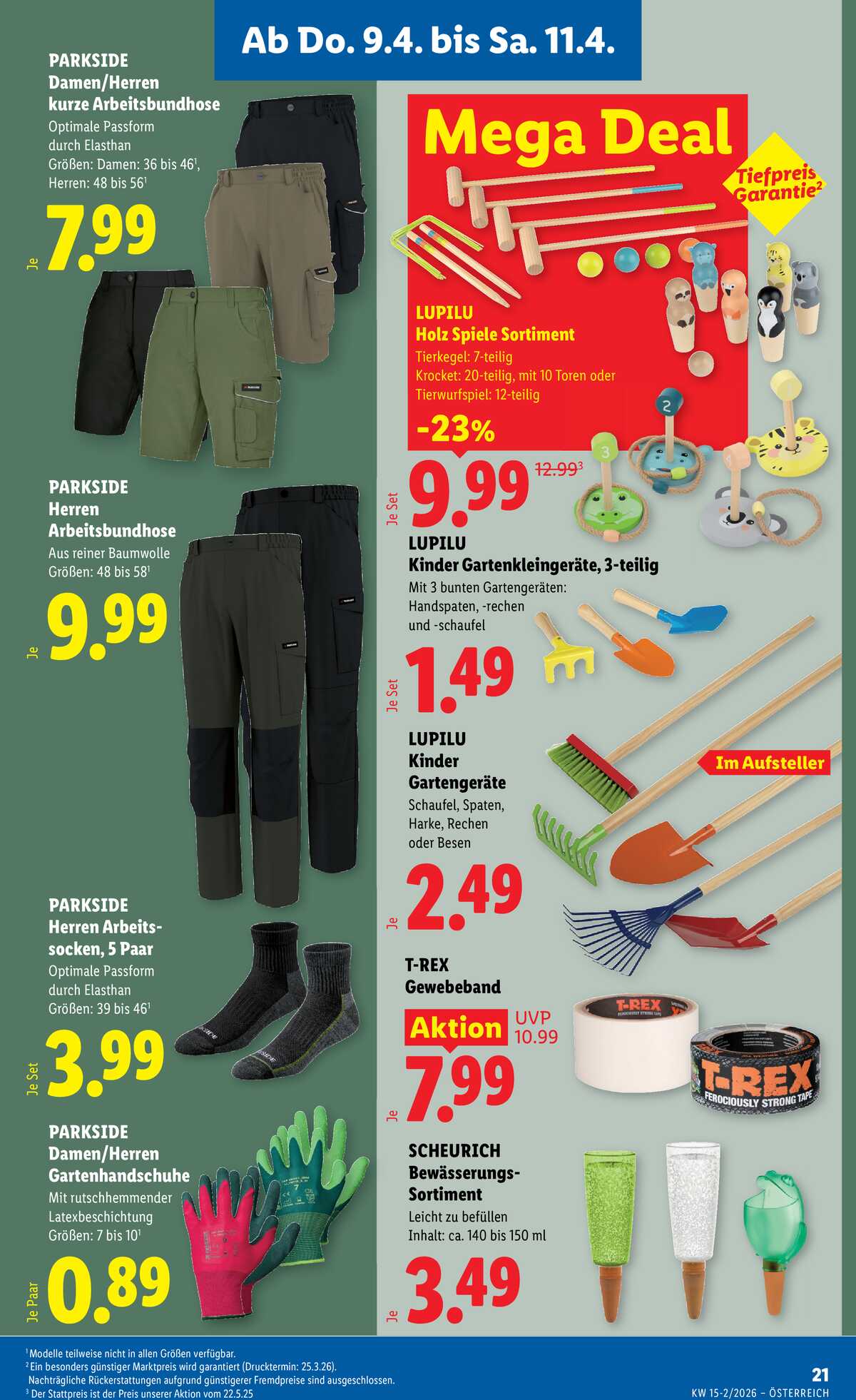 Leták Lidl Rakousko 9.4.-15.4.2026 strana 23