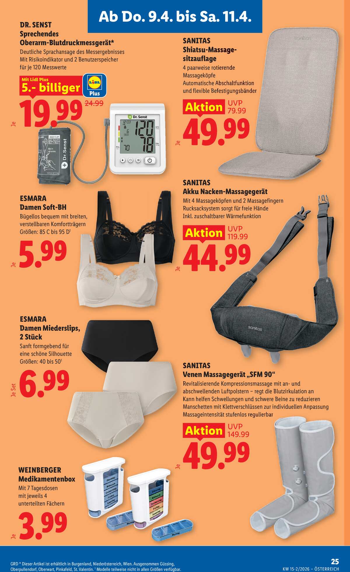 Leták Lidl Rakousko 9.4.-15.4.2026 strana 27