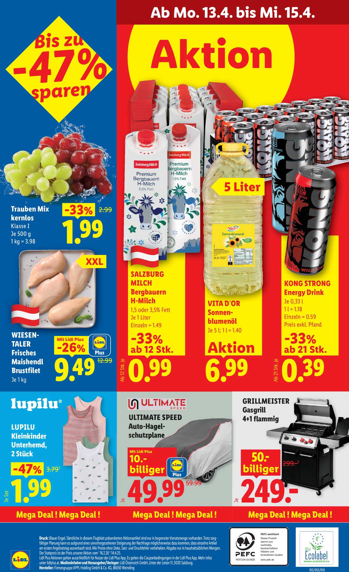 Leták Lidl Rakousko 9.4.-15.4.2026 strana 29