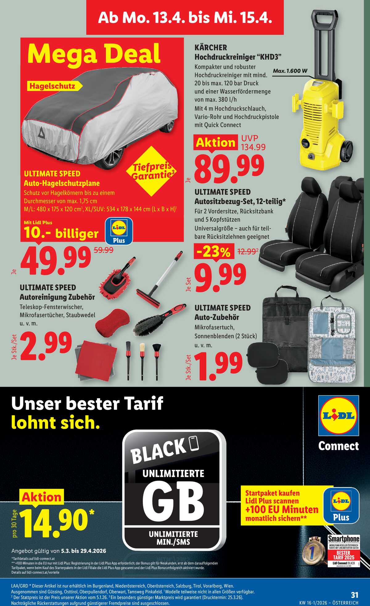 Leták Lidl Rakousko 9.4.-15.4.2026 strana 34