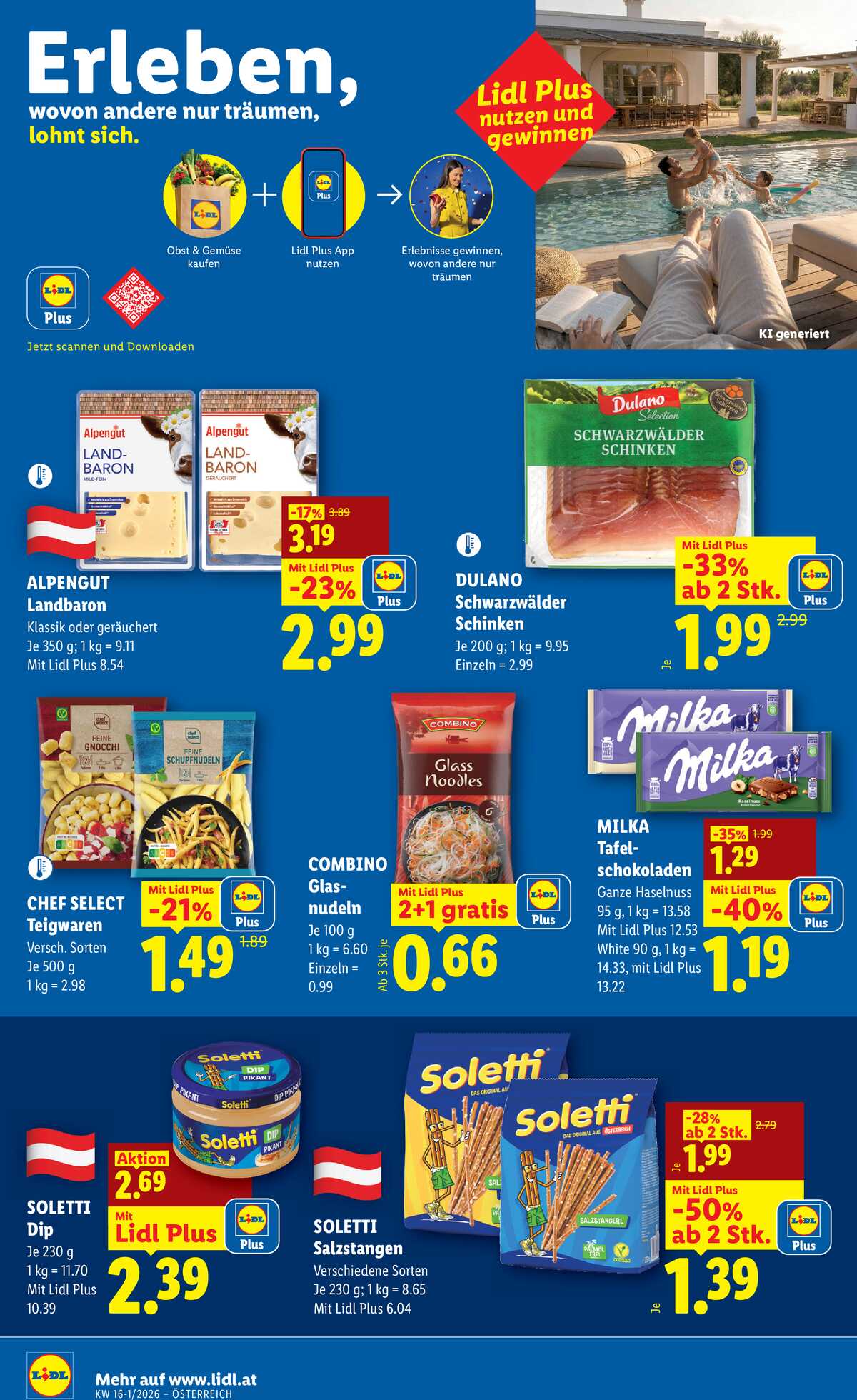 Leták Lidl Rakousko 9.4.-15.4.2026 strana 39
