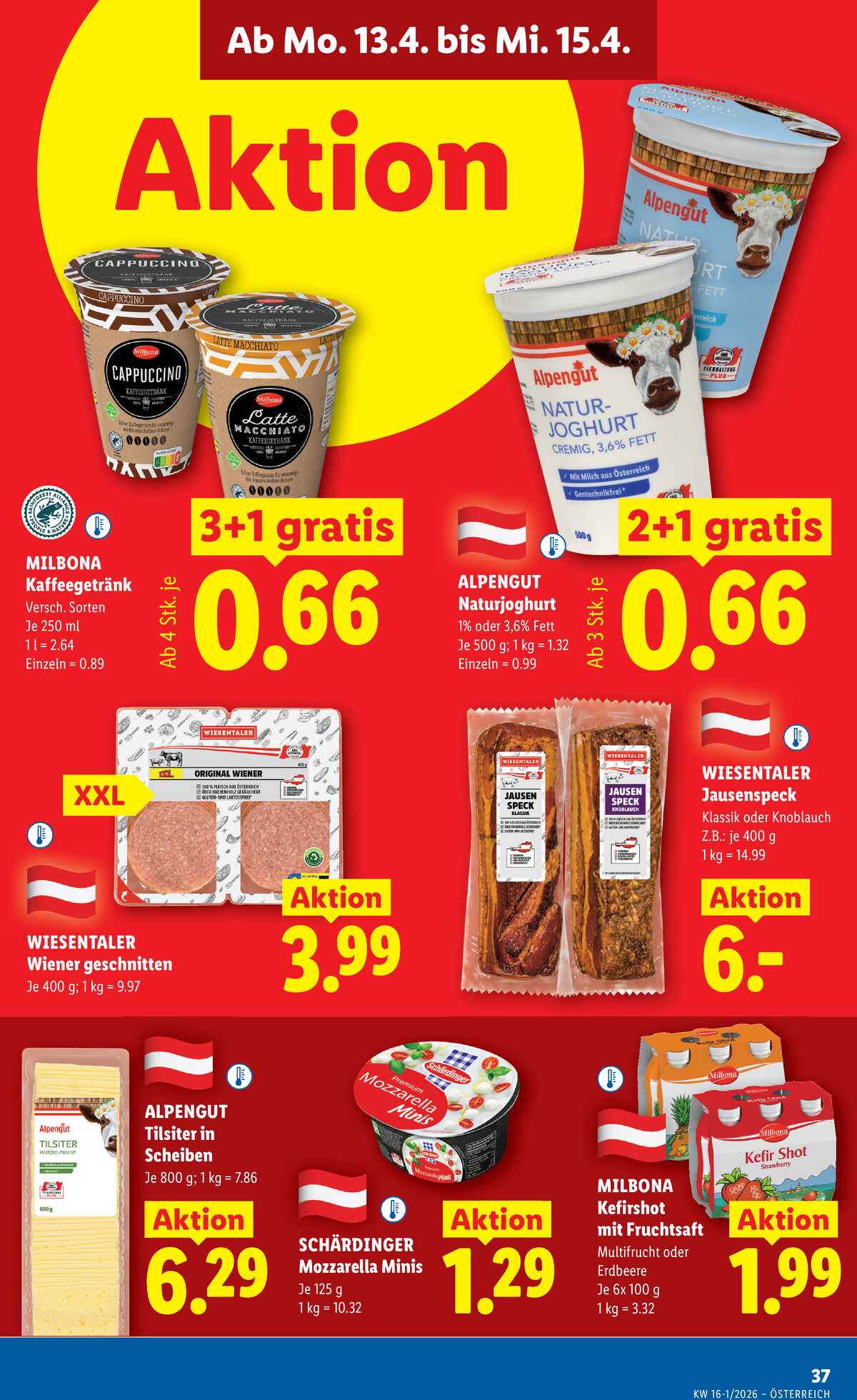 Leták Lidl Rakousko 9.4.-15.4.2026 strana 40