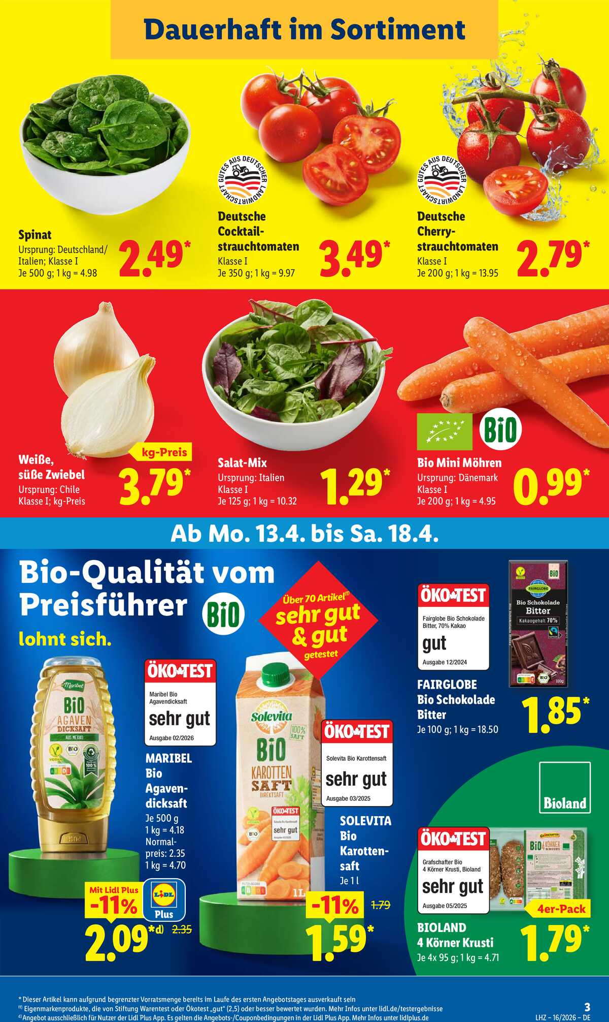Leták Lidl Německo 13.4.-18.4.2026 strana 9